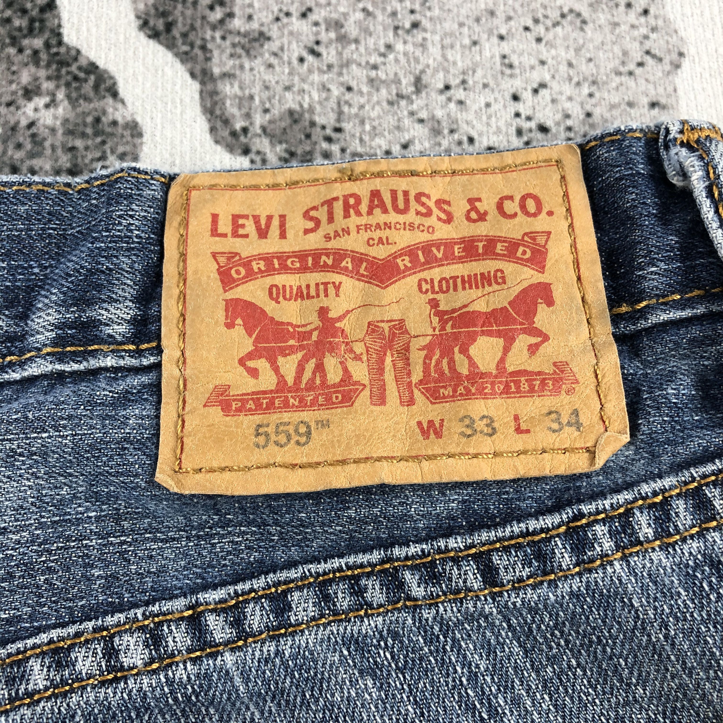 Levi's Vintage Levi's 559 Jeans Distressed Denim KJ998 Size US 33 - 5 Thumbnail