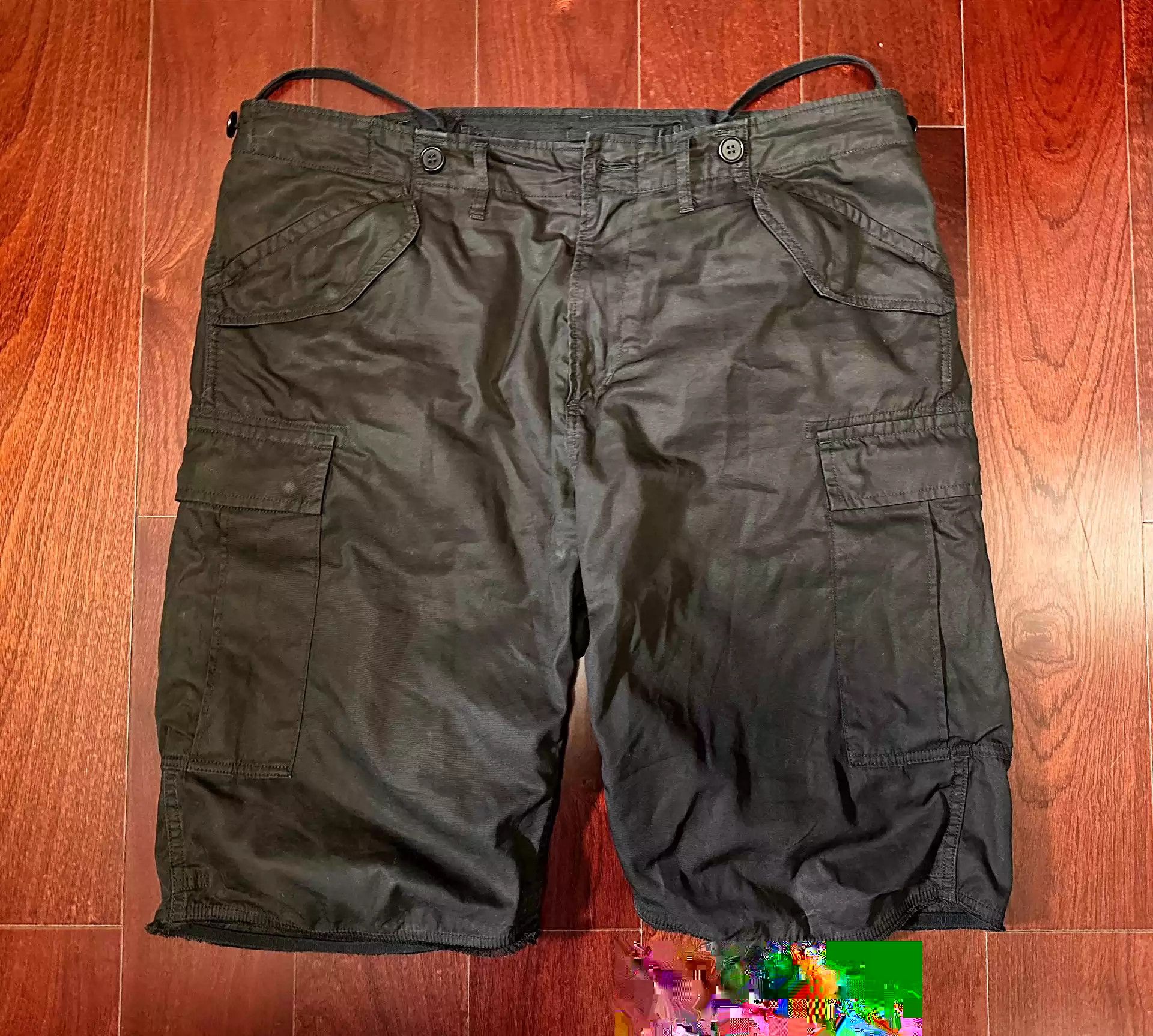 image of Visvim Eiger Sanction Shorts in Black, Men's (Size 36)