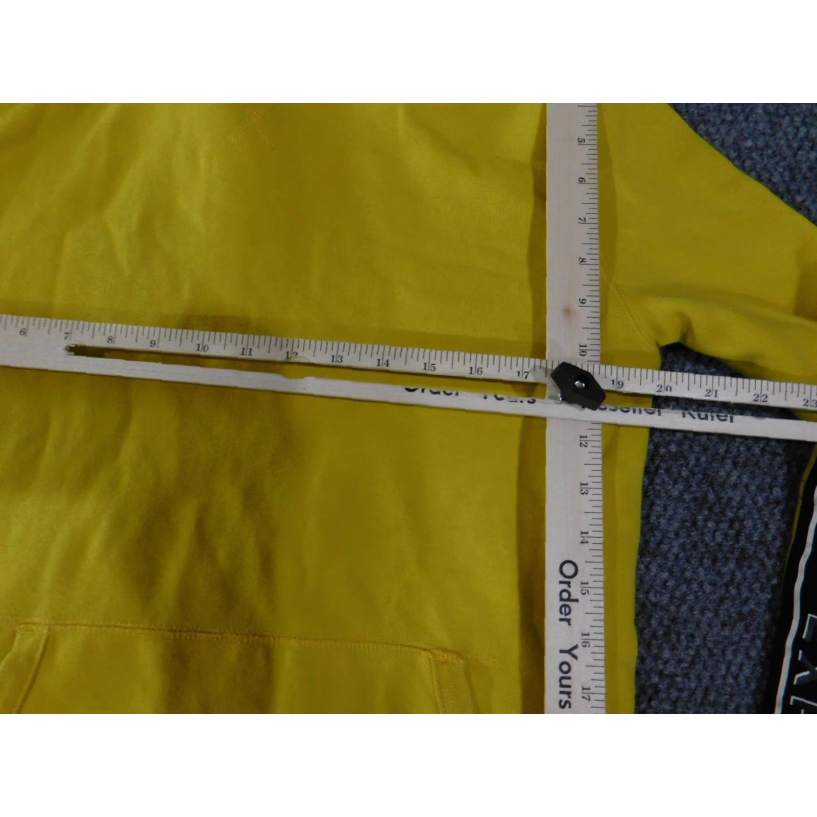 Express Express Hoodie Mens M Yellow Kangaroo Pocket Pullover EXP Tape Sweatshirt Size US M / EU 48-50 / 2 - 6 Thumbnail