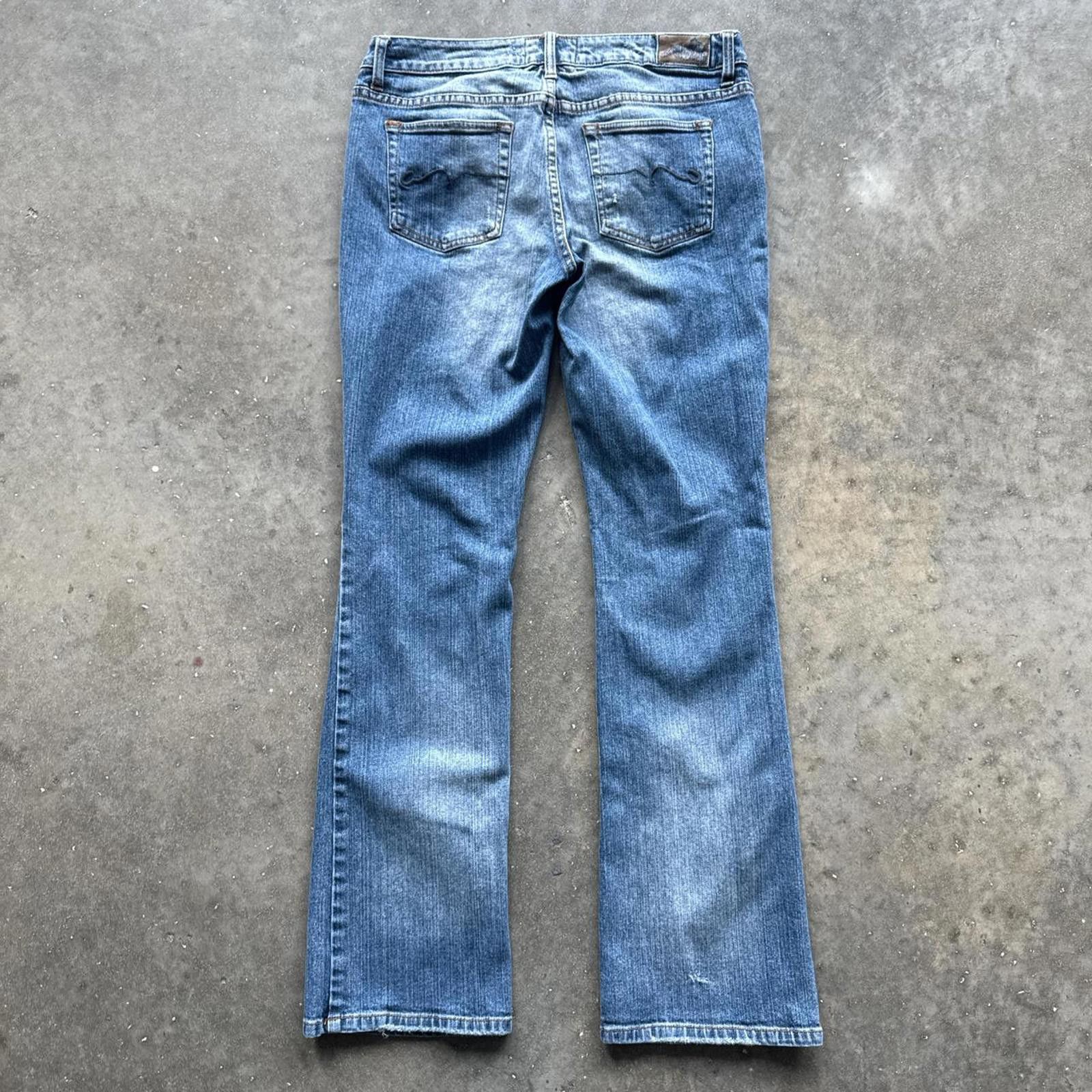Other Low-Rise Bootcut Blue Y2k Jeans With A Relaxed Fit Size 30" / US 8 / IT 44 - 2 Thumbnail