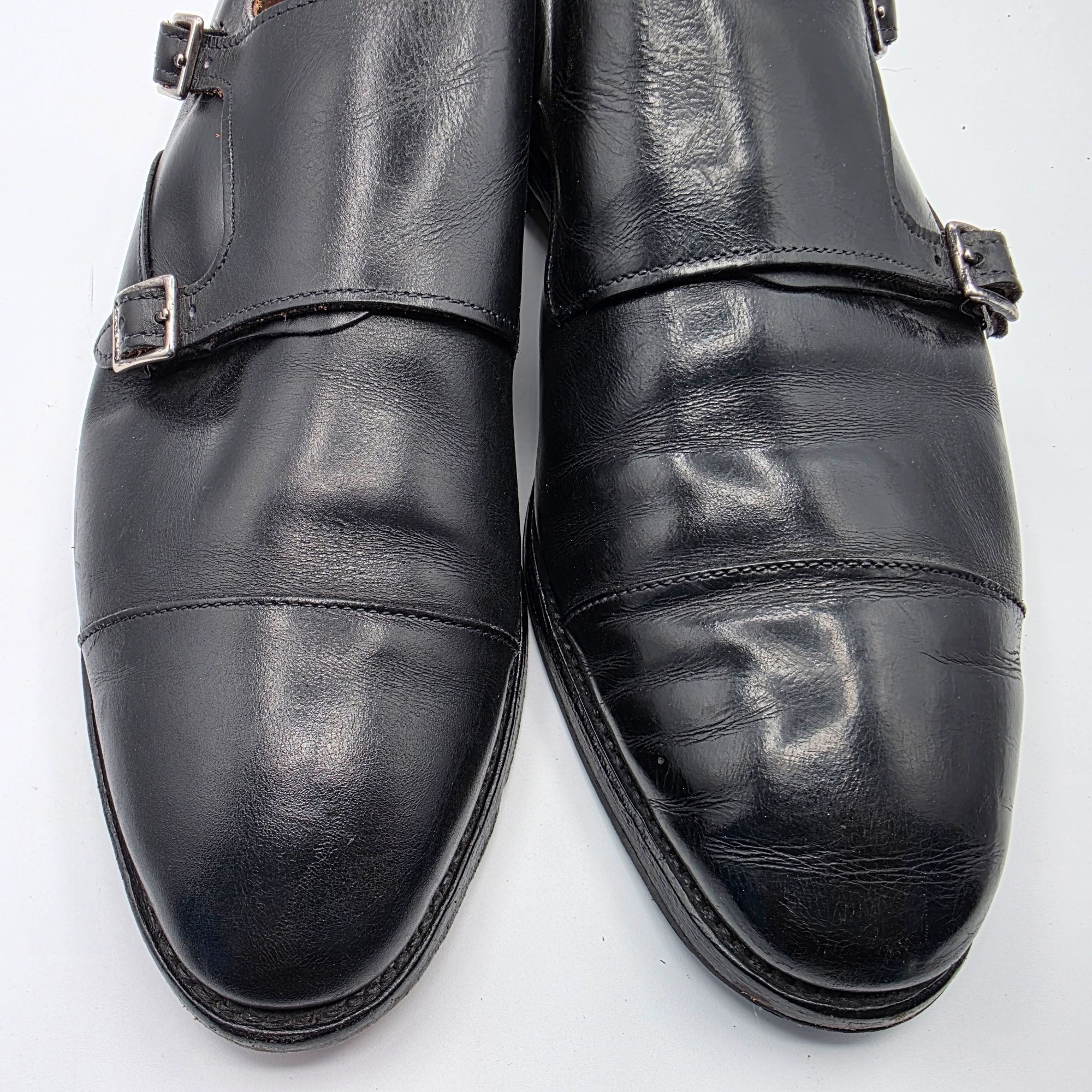 Allen Edmonds Allen Edmonds St. John's Double Monk Strap Mens Size 11.5 Bl Size US 11.5 / EU 44-45 - 9 Thumbnail