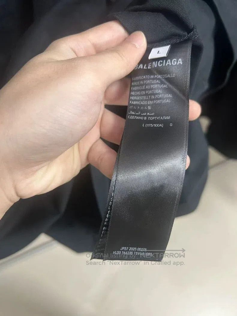 Balenciaga Balenciaga BB Letter Logo Short Sleeve T-Shirt Black Size US L / EU 52-54 / 3 - 5 Thumbnail