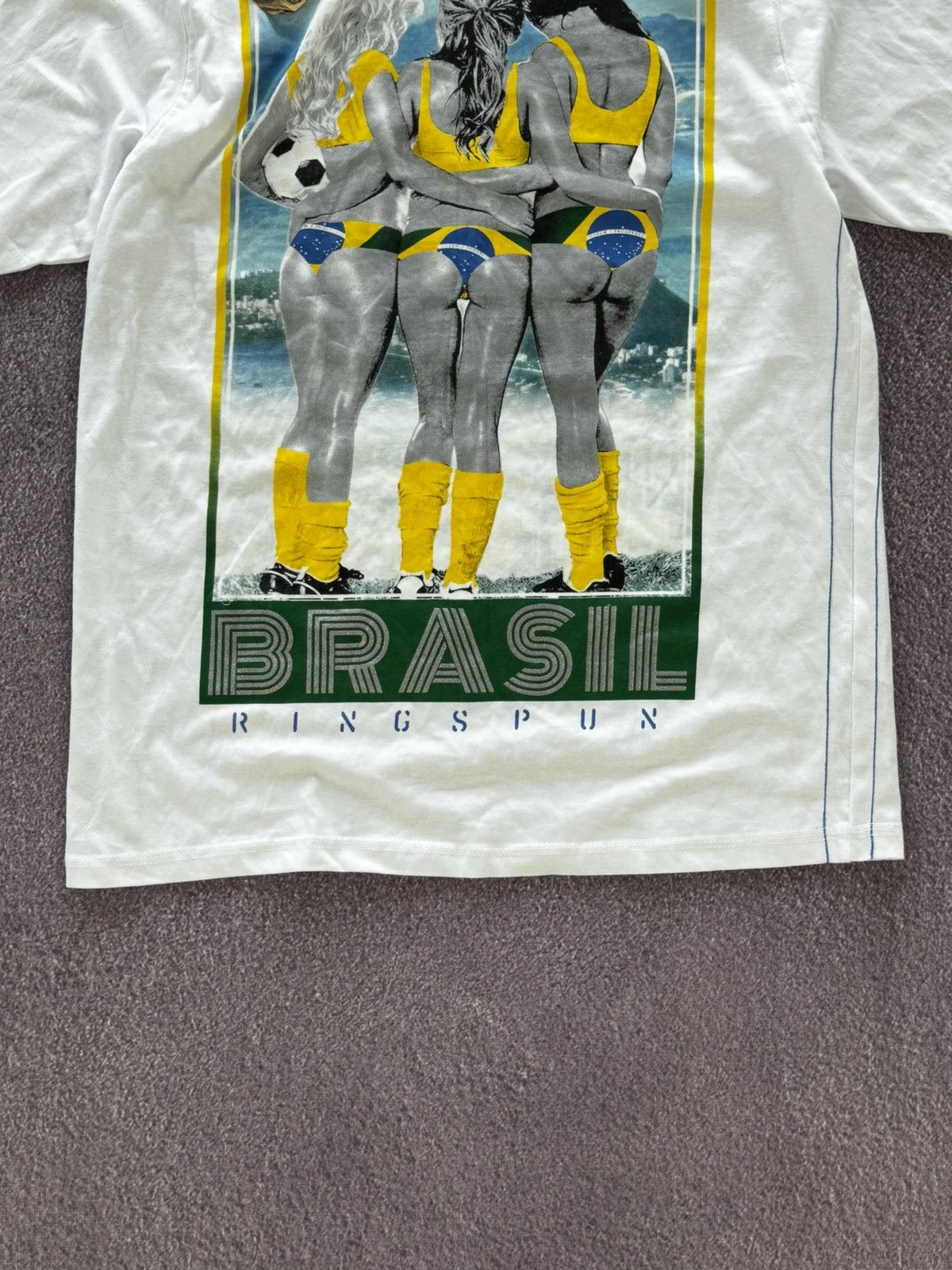 Ringspun Vintage Y2K Ringspun Sexy Girl Print T-Shirt Size US L / EU 52-54 / 3 - 3 Thumbnail