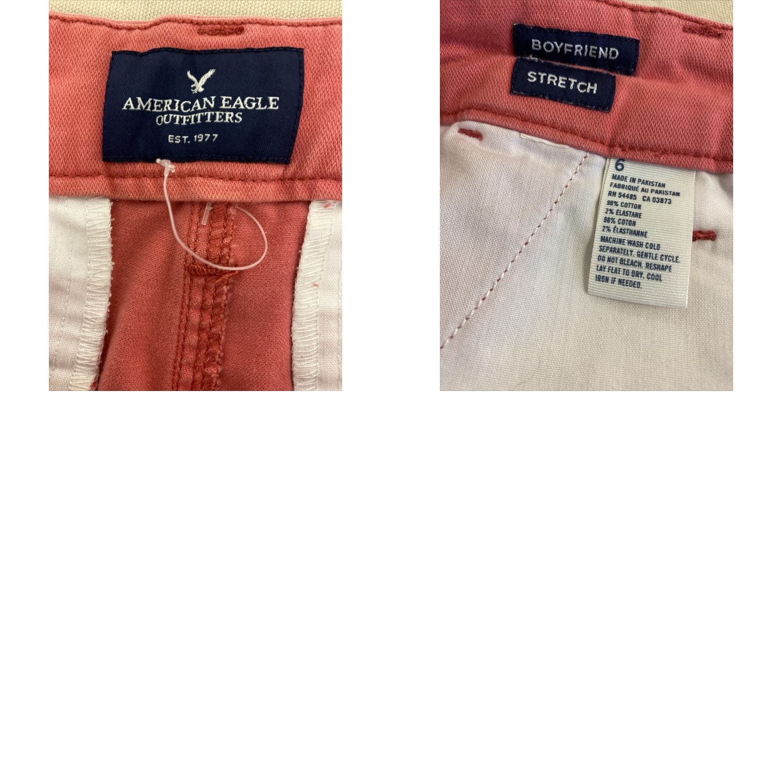 Vintage VINTAGE American Eagle Women's Shorts Adult 6 Deep Pink Stretch Casual Summer 90s Size 28" / US 6 / IT 42 - 8 Thumbnail
