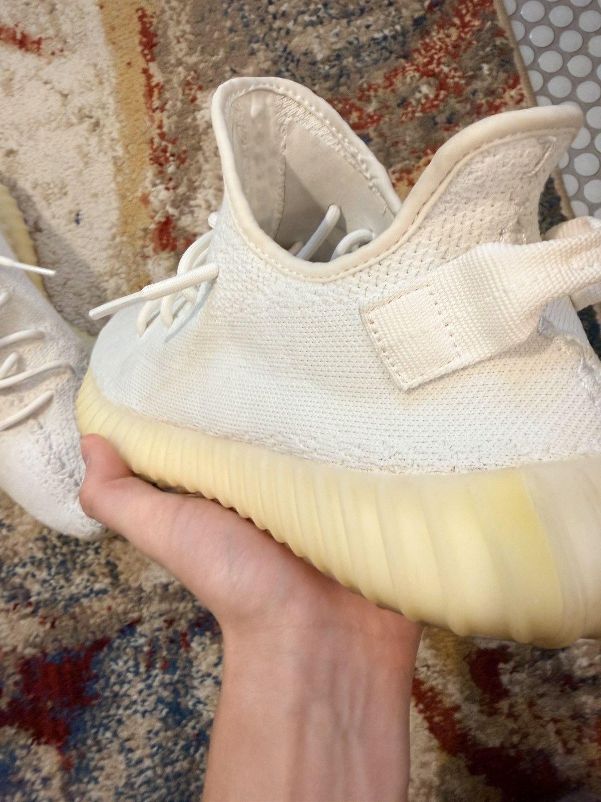 Yeezy Adidas yeezy 350 boost triple white Size US 10.5 / EU 43-44 - 8 Thumbnail