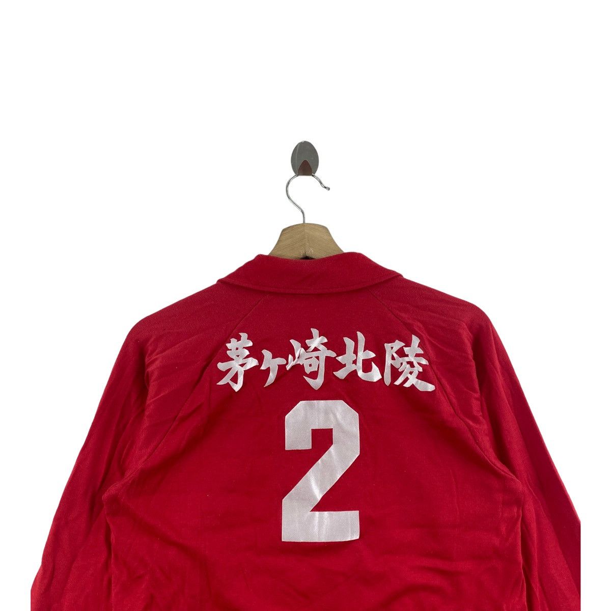 Descente DESCENTE Japan Baseball Red Long Sleeve Shirt Size US M / EU 48-50 / 2 - 2 Thumbnail