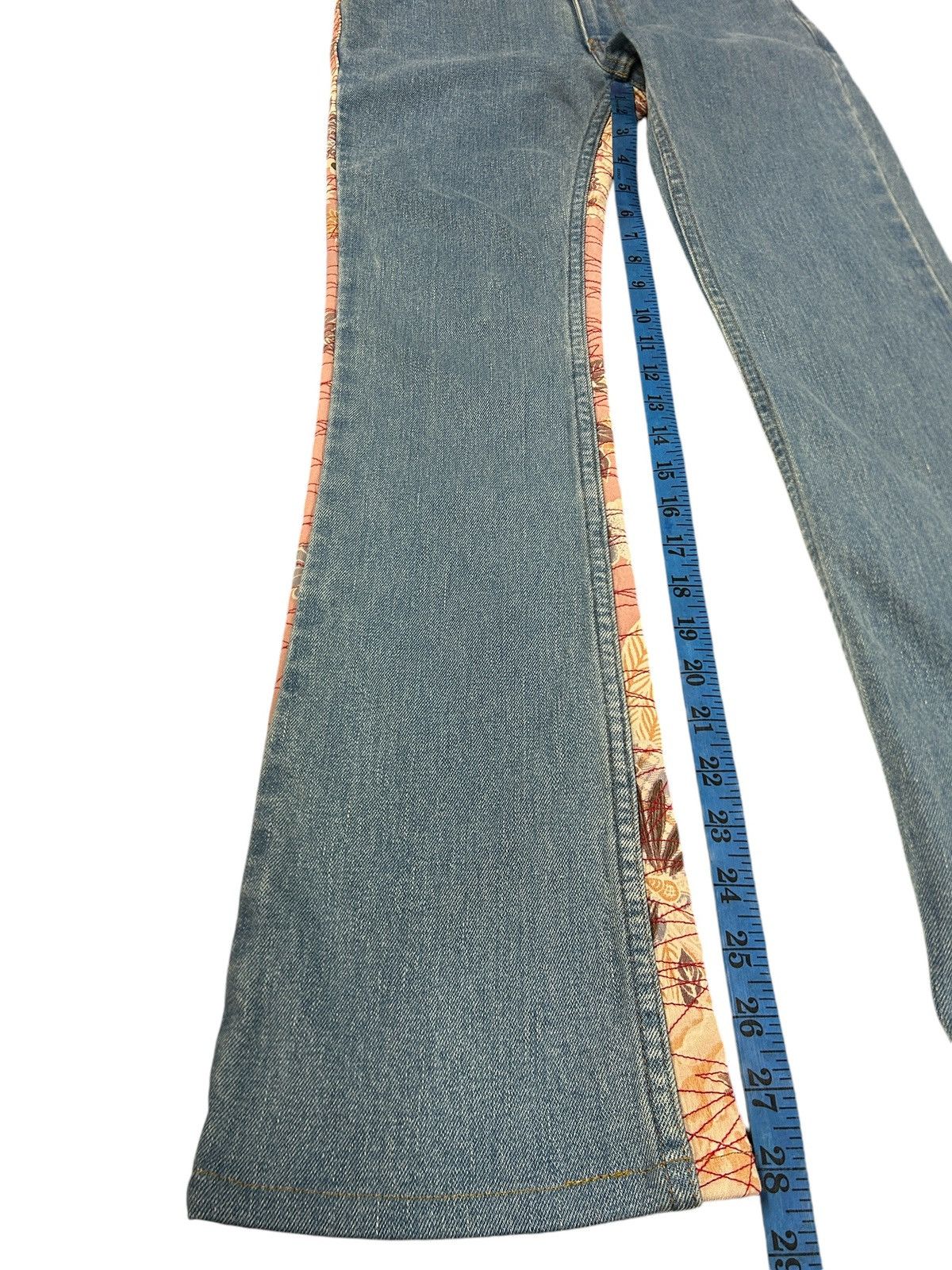 Japanese Brand × Kamakura Vintage Glamdy Japan Embroidery Sukajan Flowers Jeans Size US 28 / EU 44 - 21 Thumbnail