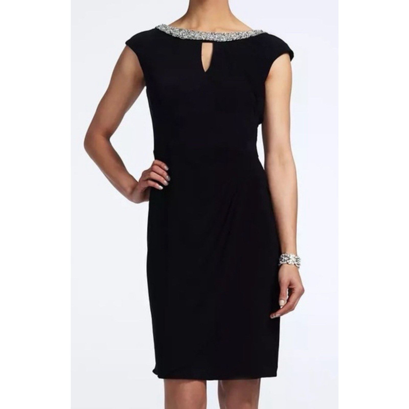 &Daughter Jeanne Alexander Sheath Dress Black Size 16 A001240 Size XXL / US 16-18 / IT 52-54 - 1 Thumbnail
