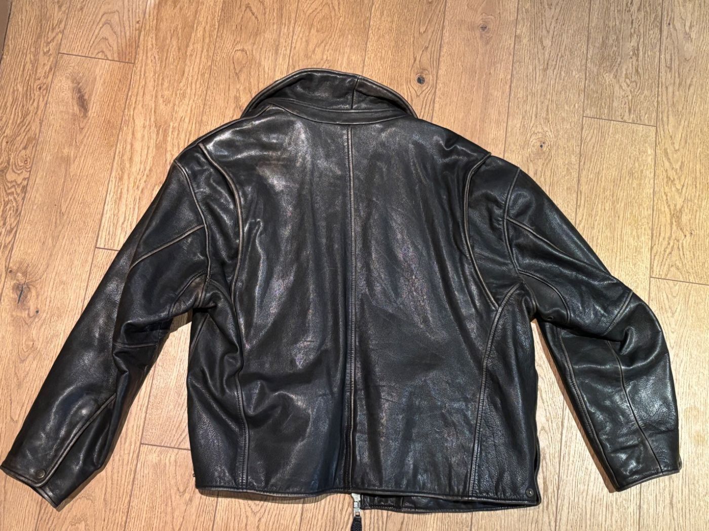Andrew Marc Andrew Marc Leather Jacket Black Size XL Size US XL / EU 56 / 4 - 4 Thumbnail