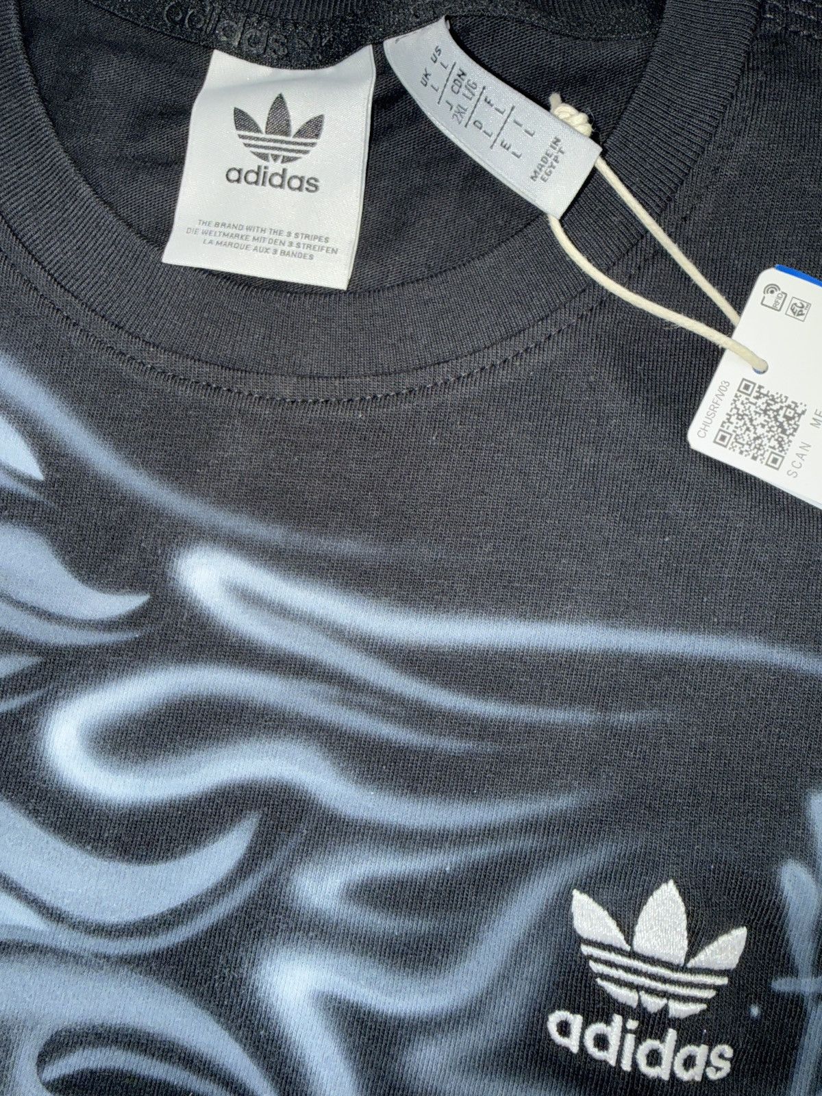 HELLSTAR Hellstar x Adidas Airbrush T-shirt Size US L / EU 52-54 / 3 - 4 Thumbnail
