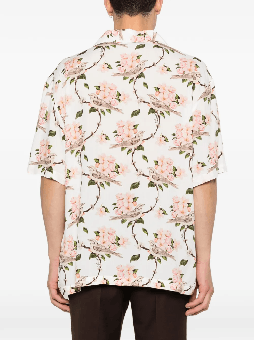 Other Bird Floral Shirt – Nature Pattern Casual Shirt Size US S / EU 44-46 / 1 - 4 Thumbnail