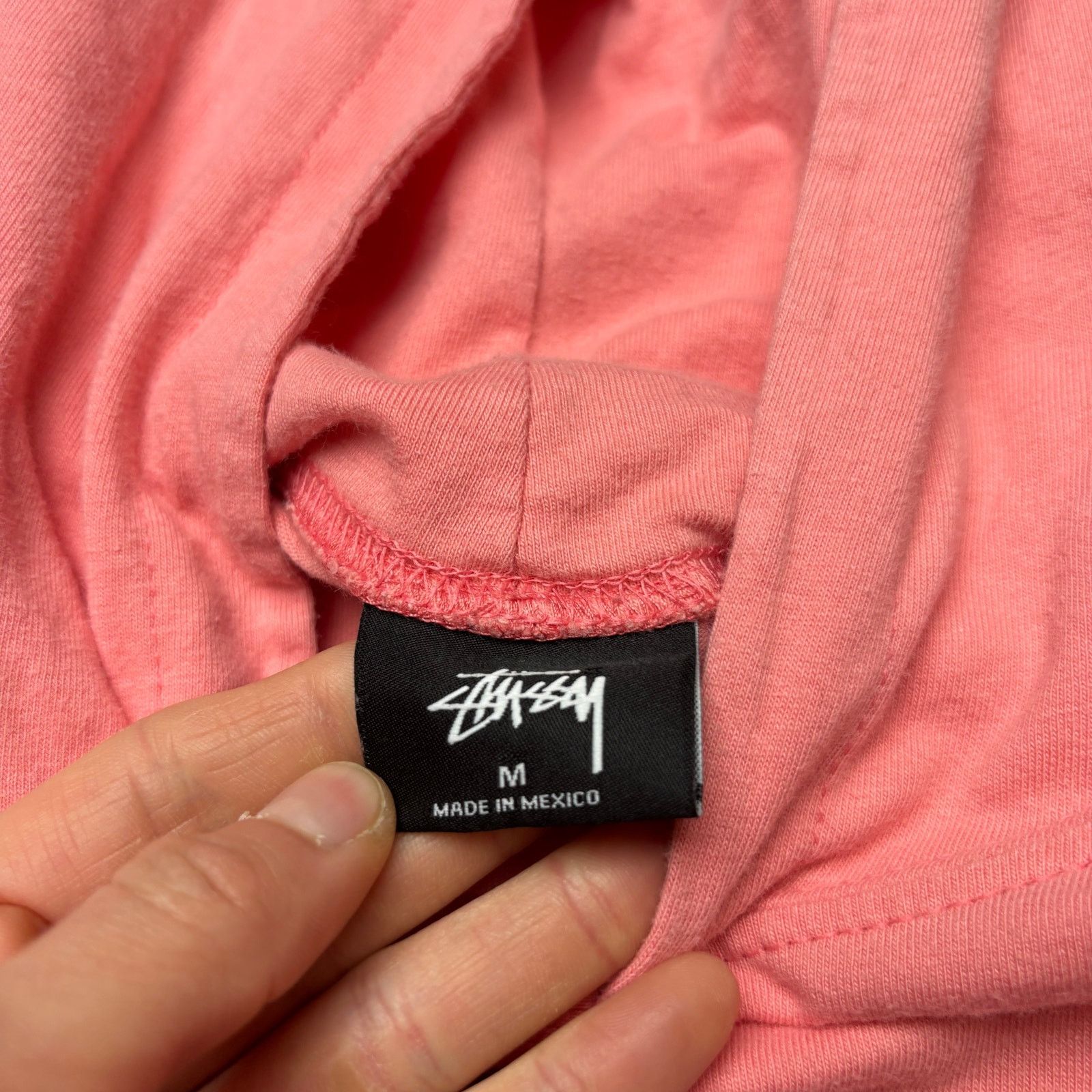 Stussy Stussy App Logo Hoodie Salmon Pink Men's Medium Skate Surf Size US M / EU 48-50 / 2 - 4 Thumbnail