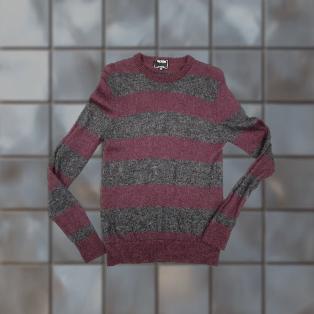 Todd Snyder Todd Snyder Sweater Mens Medium Red Striped Crew Neck Mohair Merino Blend Pullover Size US M / EU 48-50 / 2 - 1 Thumbnail