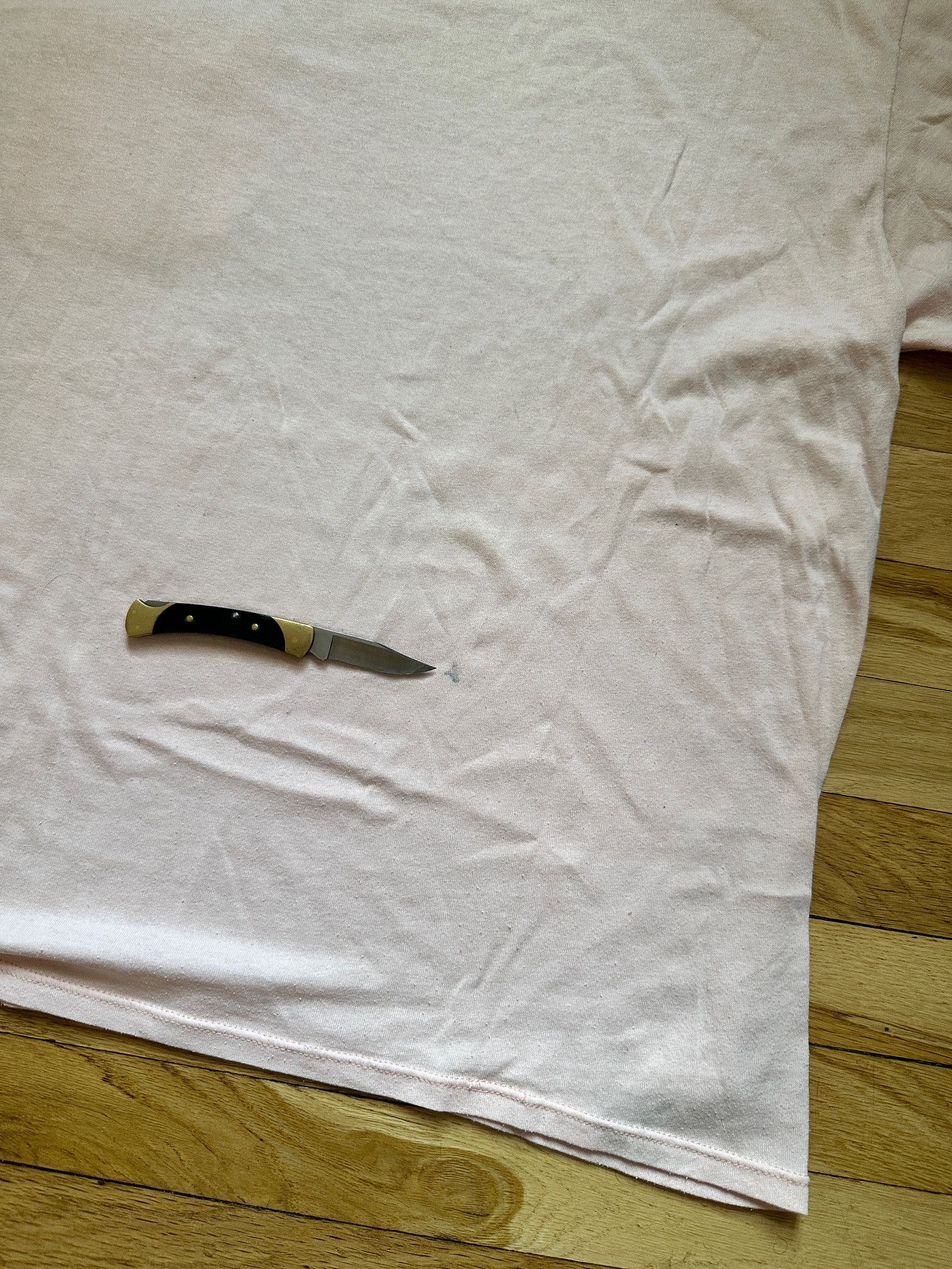 Jerzees Jerzees Blank Pink Single Stitch T-Shirt Large (SMALL STAIN) Size US L / EU 52-54 / 3 - 4 Thumbnail