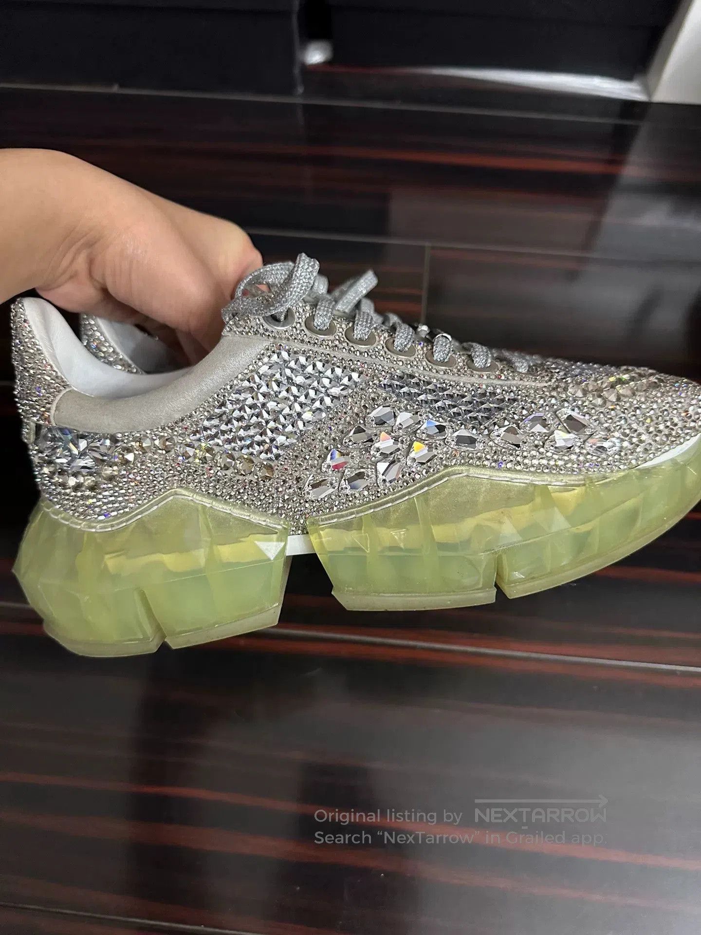 Jimmy Choo Jimmy Choo Swarovski Crystal Shoes. Size US 7 / IT 37 - 3 Thumbnail