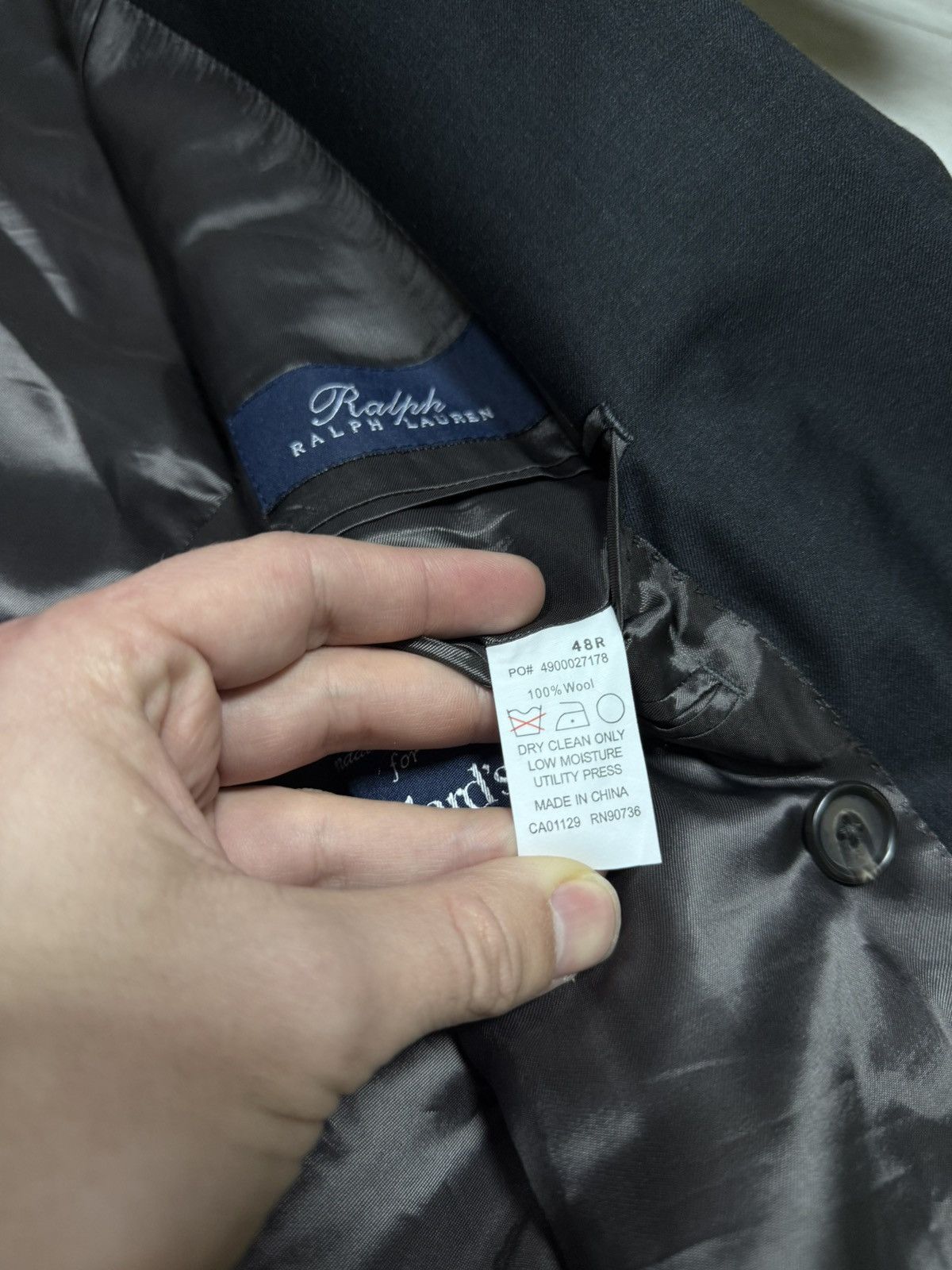 Polo Ralph Lauren Polo Ralph Lauren double breasted blazer jacket wool Size 48R - 6 Thumbnail