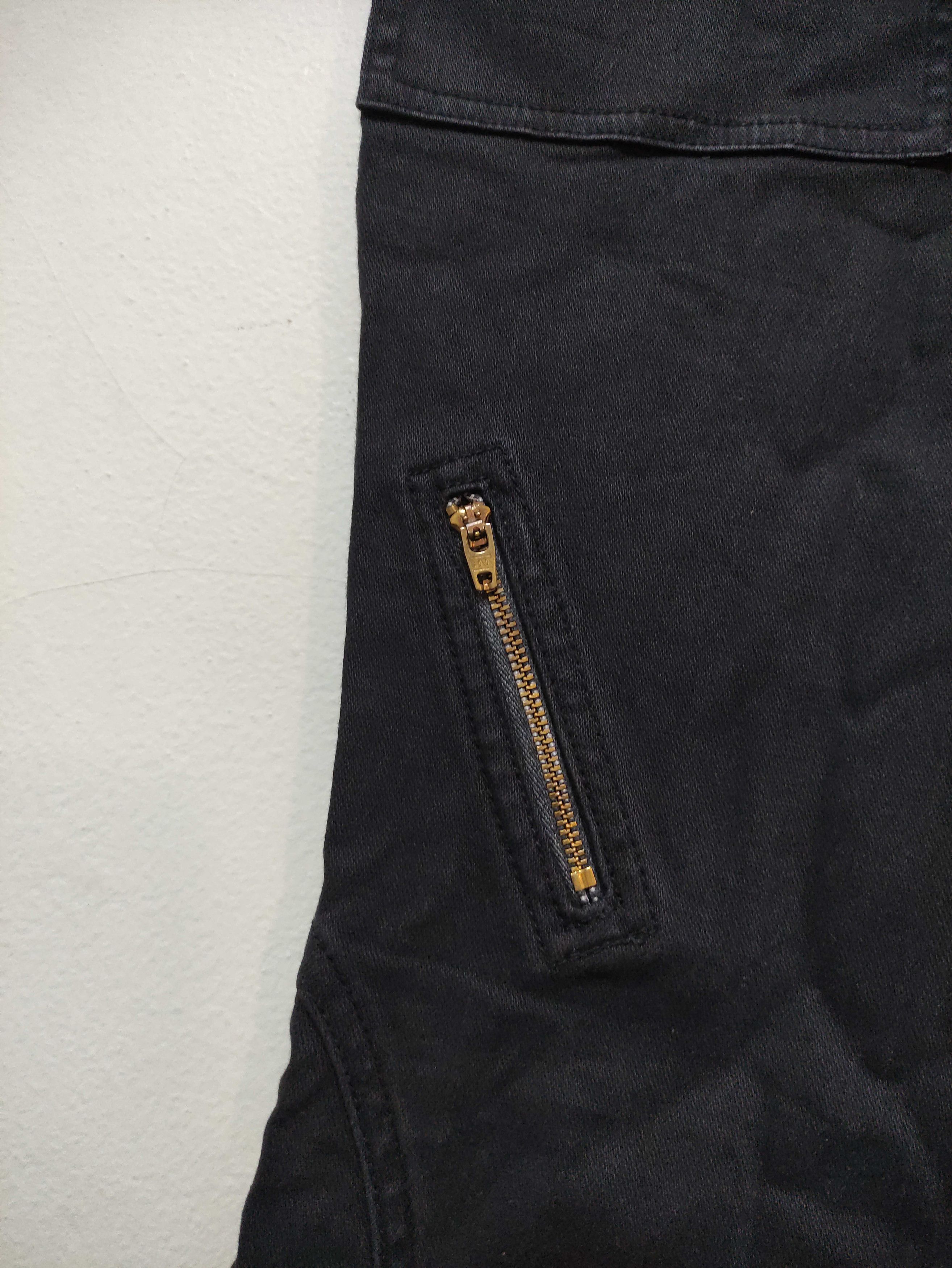 Tornado Mart BACK RUSH Black Japaneese lgb style lace up flare jeans Size US 32 / EU 48 - 18 Thumbnail