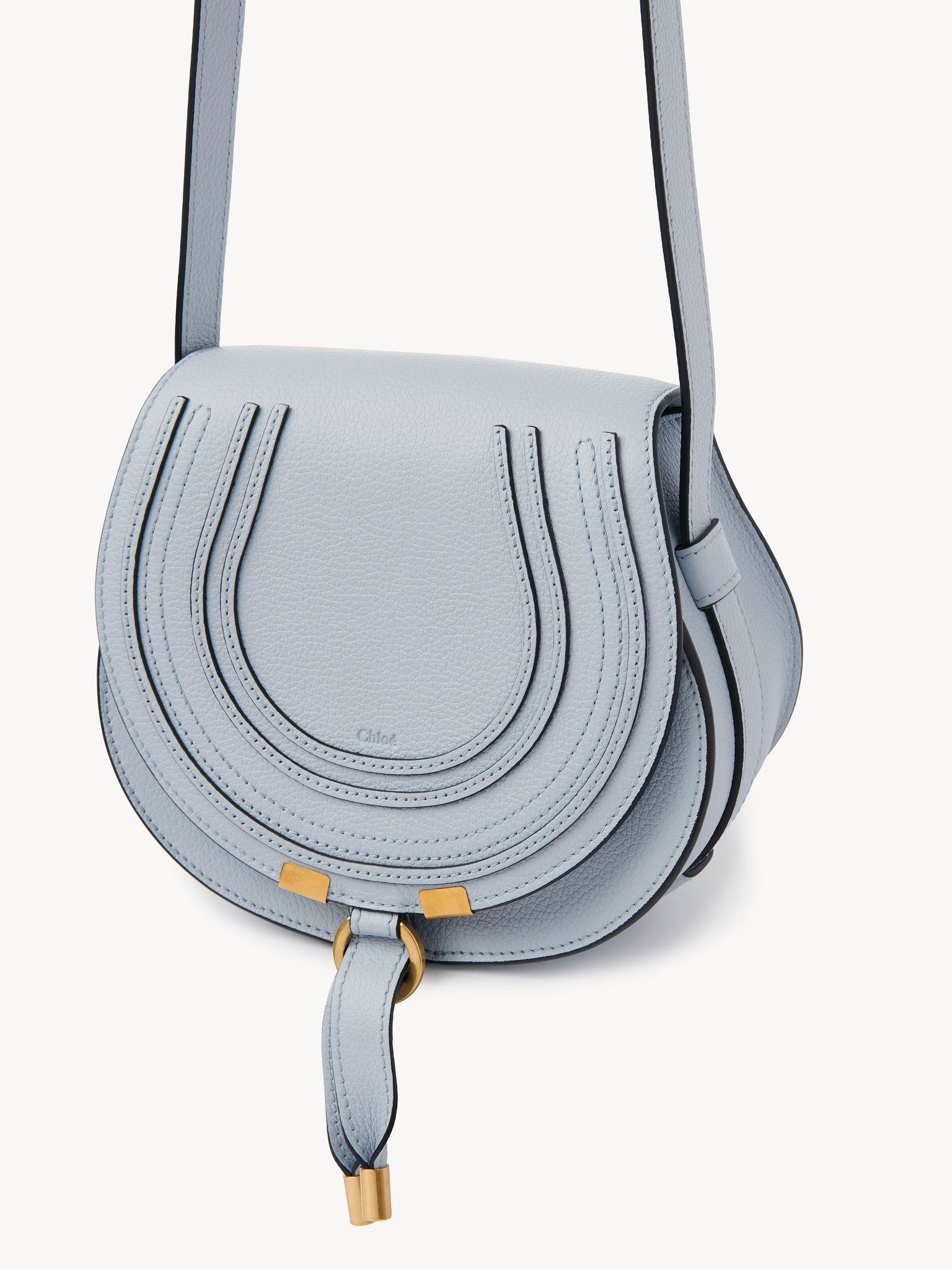 Chloe o1loc1c10425 Size: OS / Marcie Saddle Bag in Graceful Blue Size ONE SIZE - 3 Thumbnail