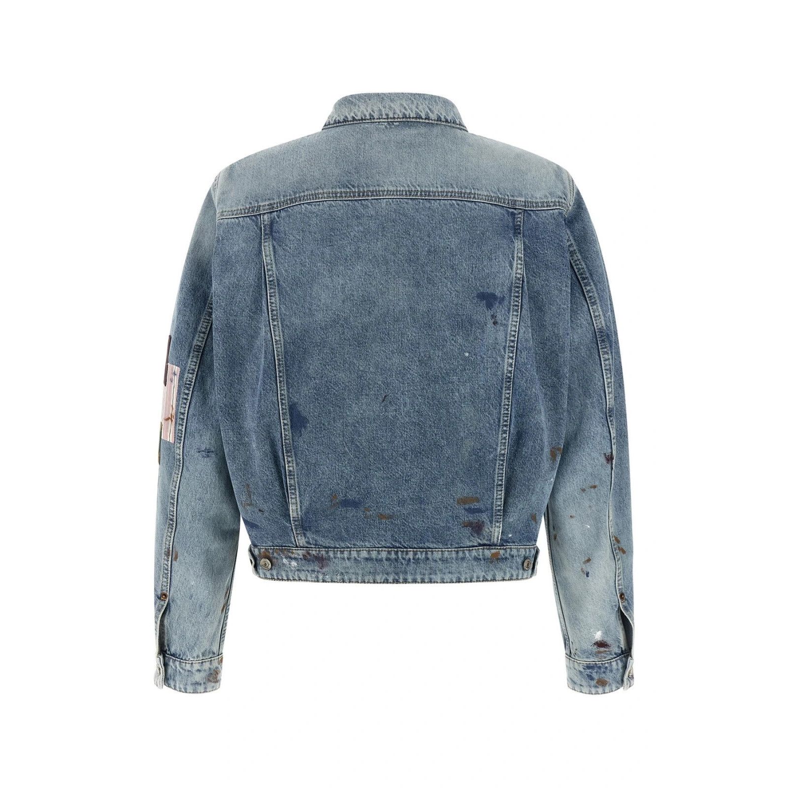 Dsquared2 DSQUARED2 Blue Denim Jacket New & Authentic (Men's size:L;) Size US L / EU 52-54 / 3 - 2 Thumbnail