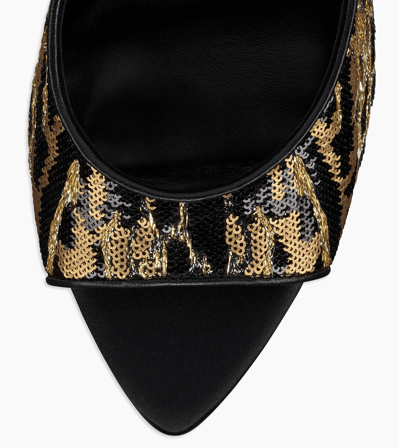 Christian Louboutin Miss Z Mule Ocelot 100 Black Backless Sandal Heel Pump 38 Size US 8 / IT 38 - 13 Thumbnail