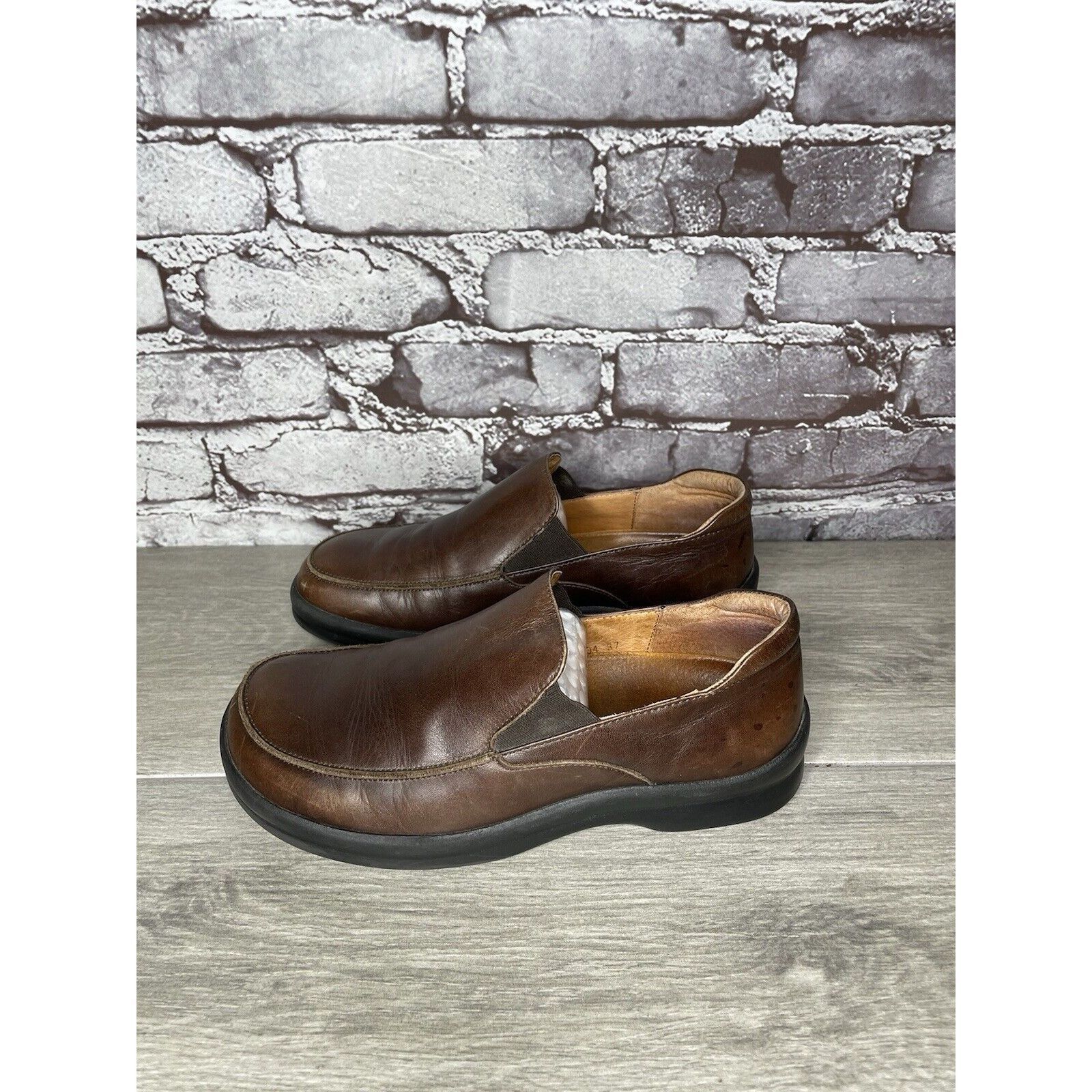 Birkenstock Footprints By Birkenstock Brown Leather Loafers Slip On Shoe Size US 6.5 / IT 36.5 - 1 Thumbnail