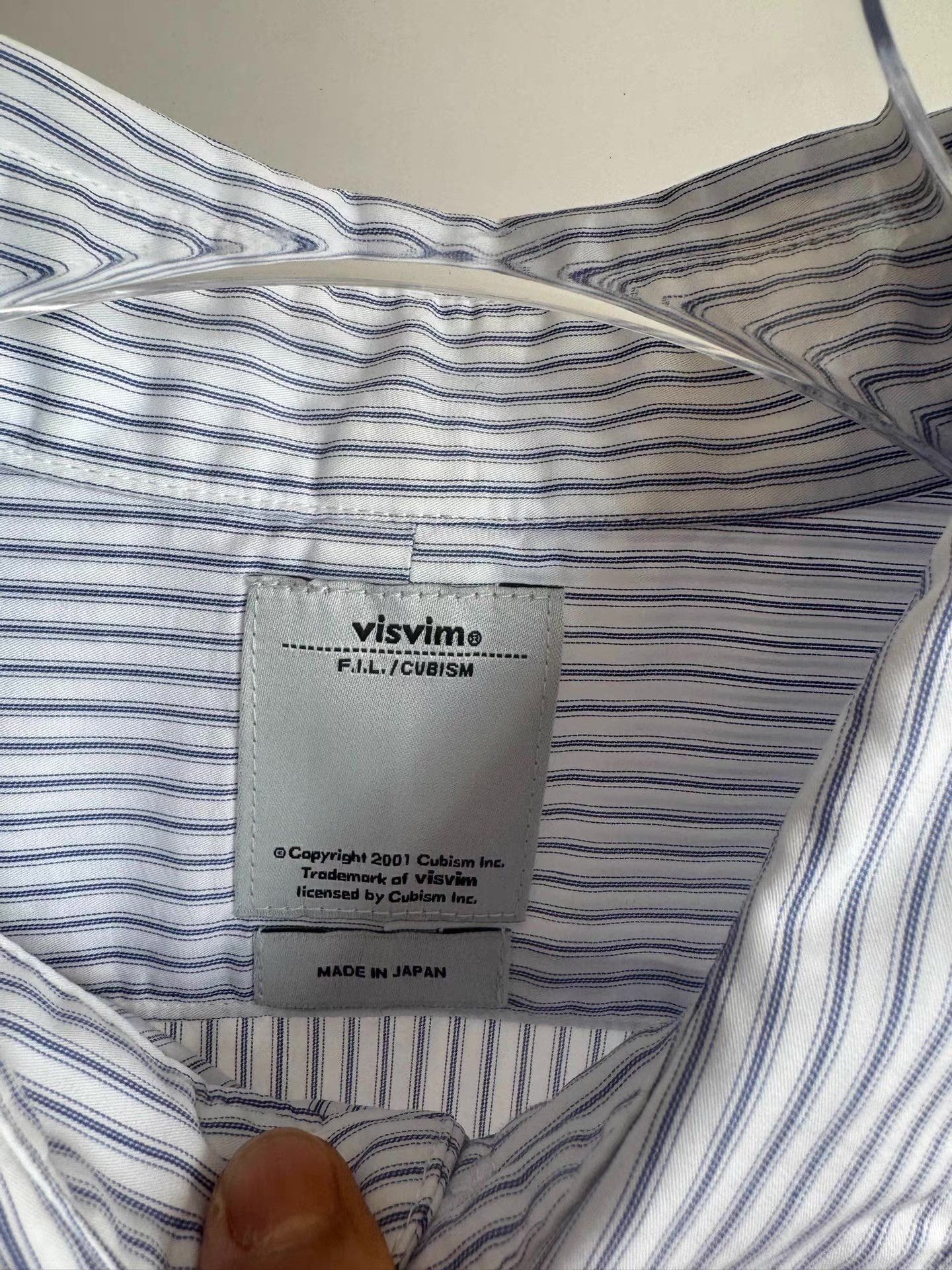 Visvim Visvim stars and stripes satin shirt Q17 Size US L / EU 52-54 / 3 - 7 Thumbnail