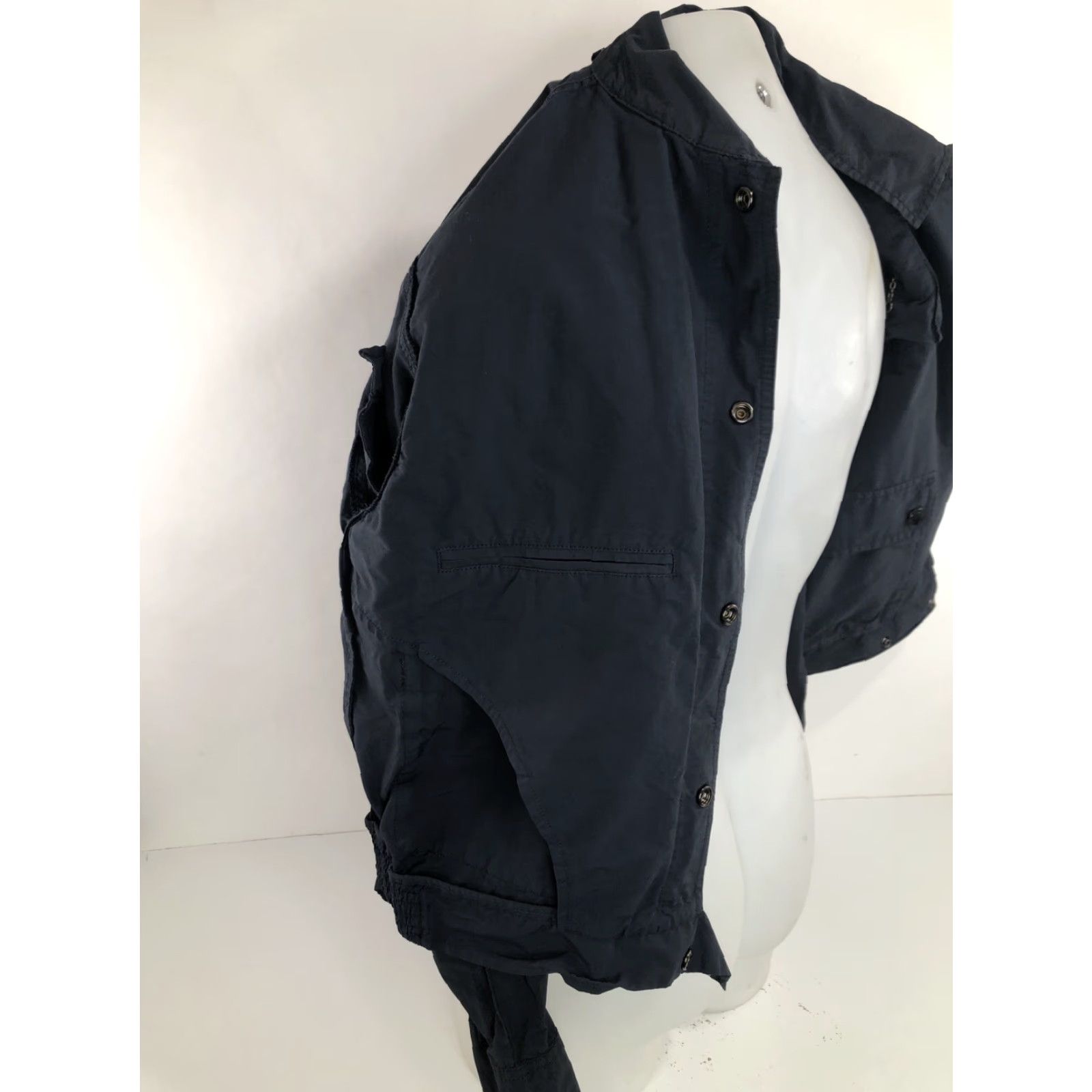 Polo Ralph Lauren VINTAGE Polo / Ralph Lauren Jacket Mens M Zip Utility 90s Nylon Grayish Blue 90s Theme Zipped Pockets Size US M / EU 48-50 / 2 - 6 Thumbnail