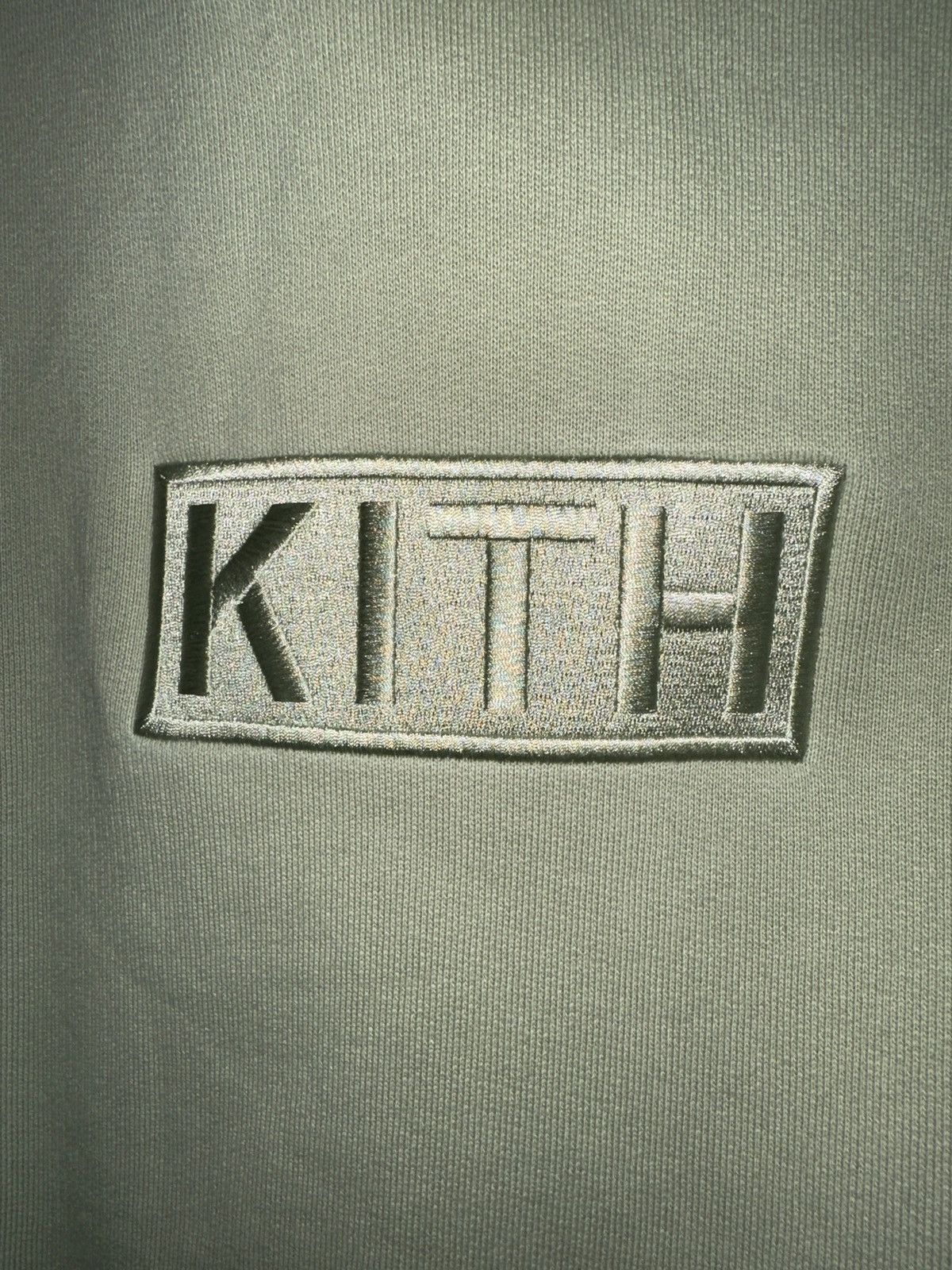 Image of Kith Box Logo Hoodie in Green, Men's (Size Small)