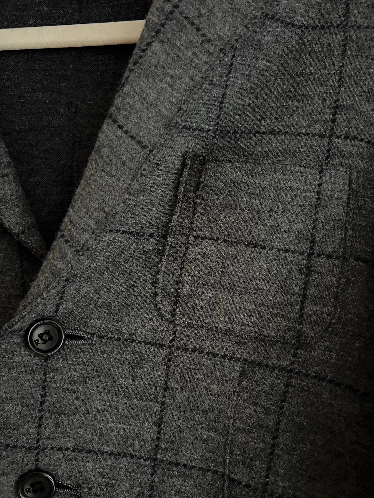 45rpm 45r women gray check wool blazer near new size 2 Size XS / US 0-2 / IT 36-38 - 4 Thumbnail