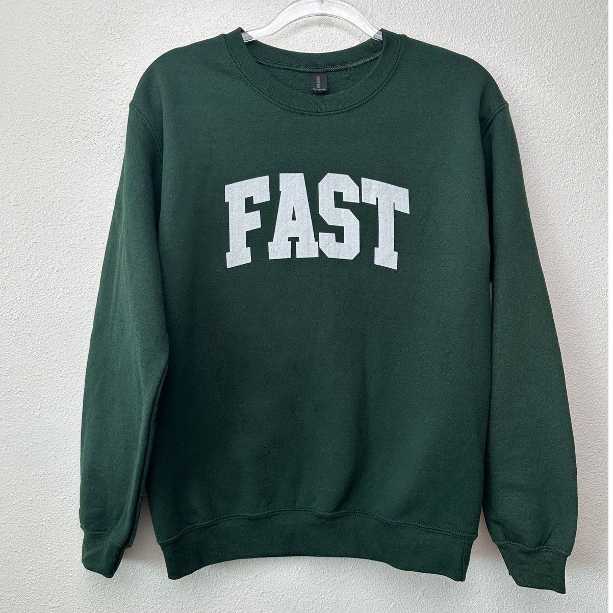 Gildan Gildan Green FAST Graphic Crewneck Sweatshirt US S Size S / US 4 / IT 40 - 5 Thumbnail