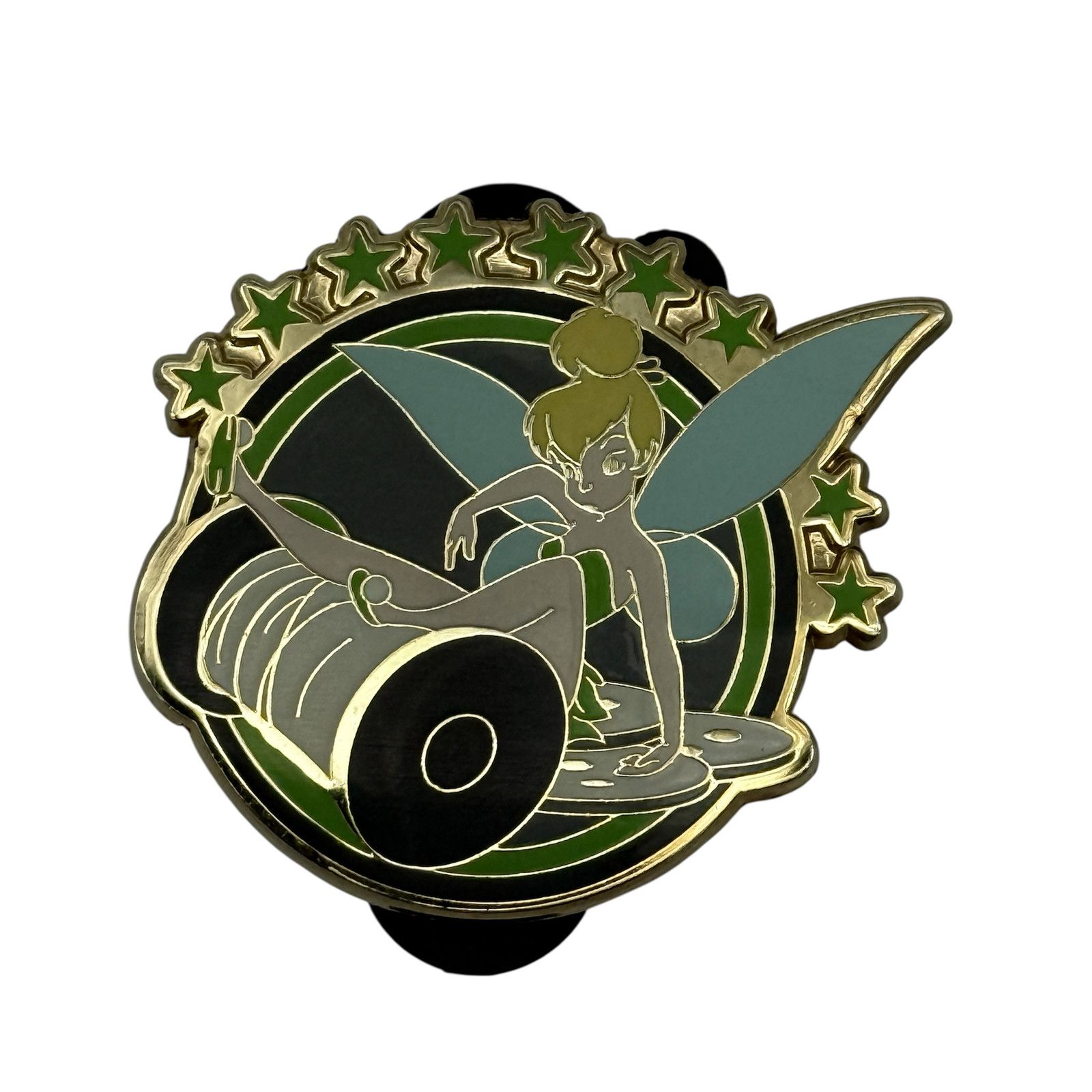 Disney Disney TinkerBell Spool of Thread & Buttons Pin | Grailed