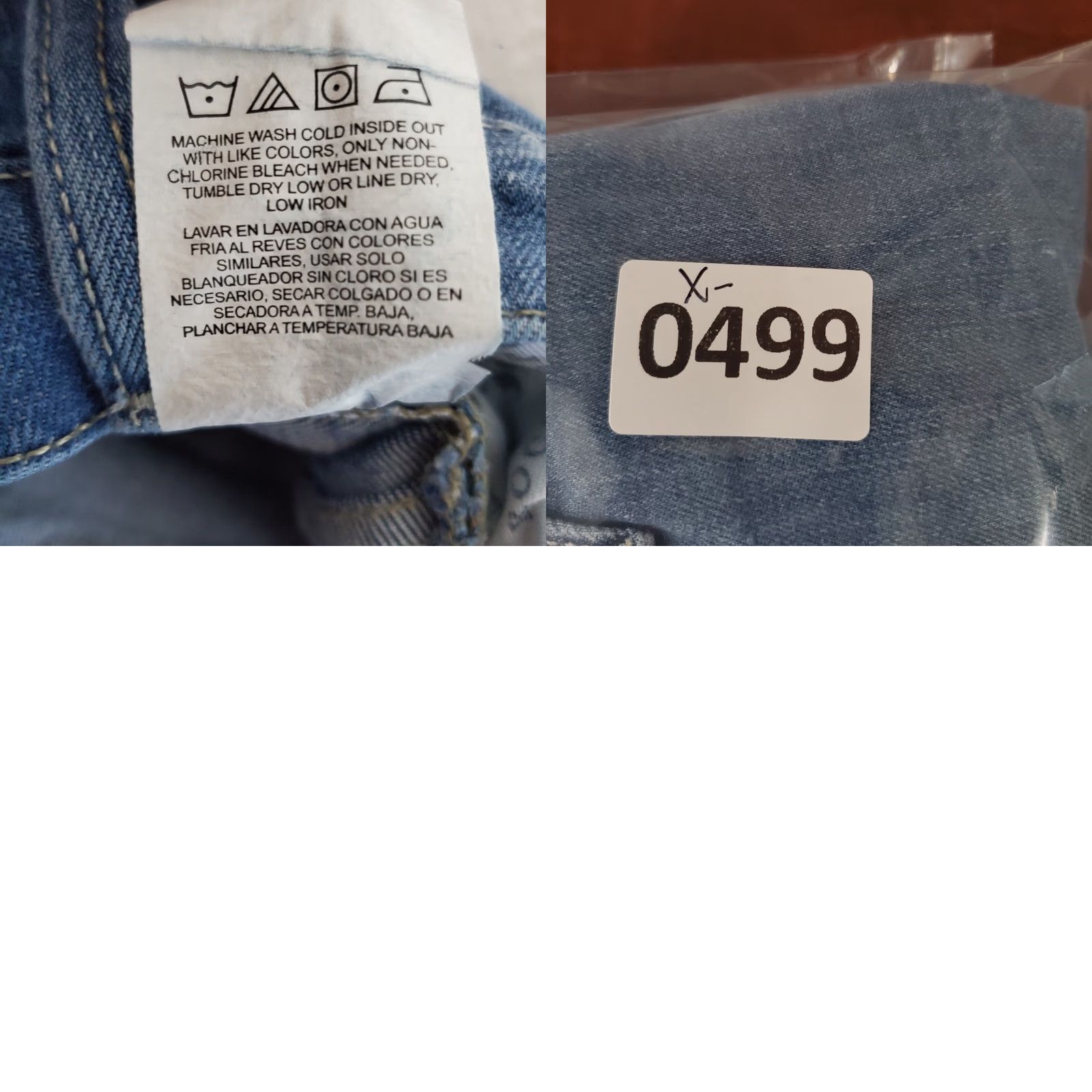 Vintage VINTAGE Rock & Republic Jeans Womens 10 Blue Hamburg Low Rise Cropped 5-Pocket Distressed Zip Pocket FLAW Womens Size 32" / US 10 / IT 46 - 10 Thumbnail