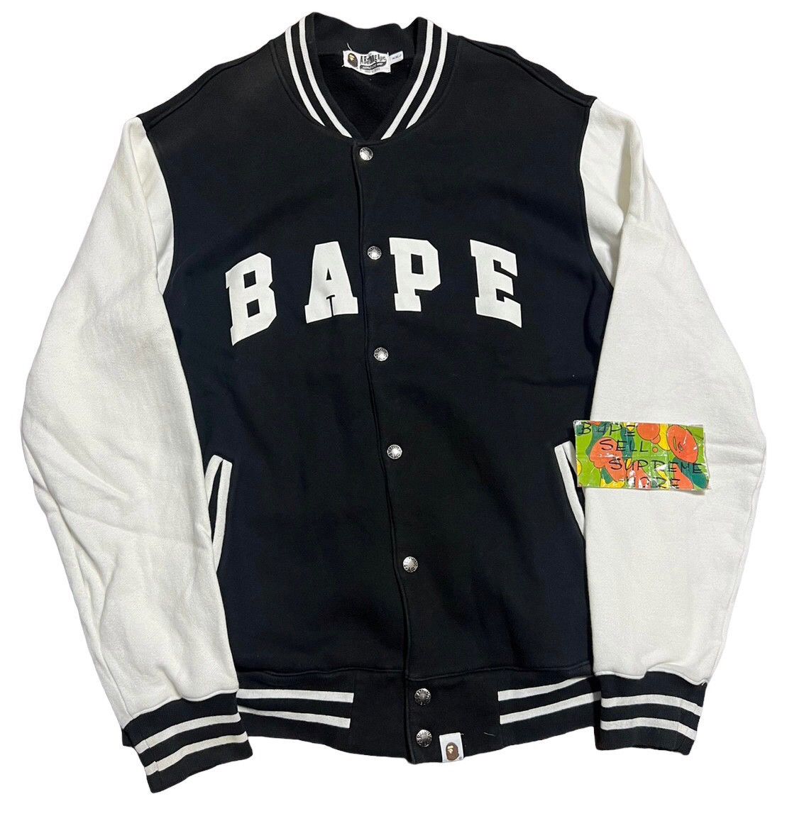 image of Bape Varsity Black/white, Men's (Size 2XL)