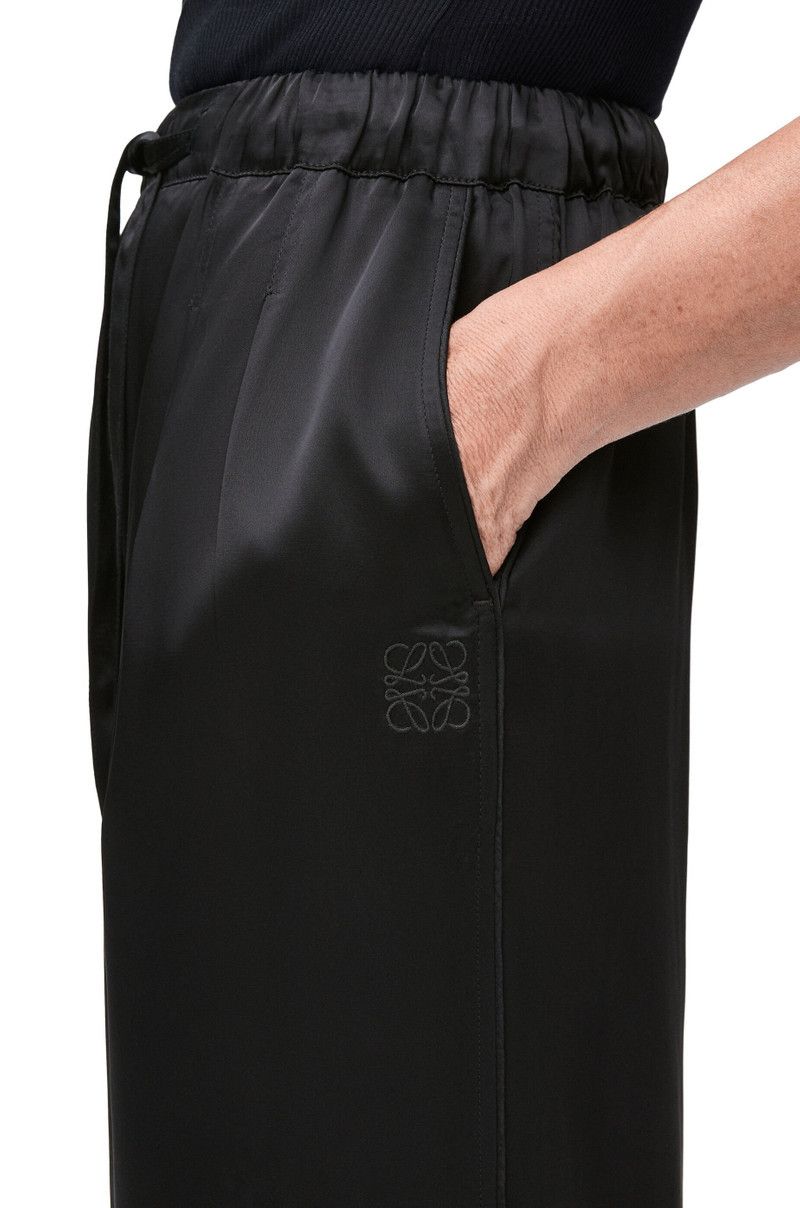 Loewe o1in1g0426 Pyjama Trousers in Viscose in Black Size 26" / US 2 / IT 38 - 5 Thumbnail