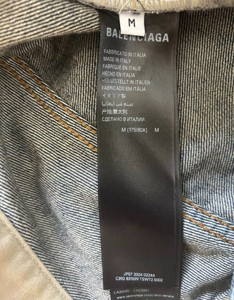 Balenciaga Balenciaga size M Embroidered Letter Baggy Loose Jeans Size US 27 - 4 Thumbnail