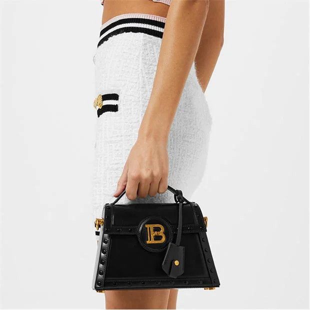 Balmain o1g2r1mq0924 Size: OS / Handle Bag in Noir Size ONE SIZE - 4 Thumbnail