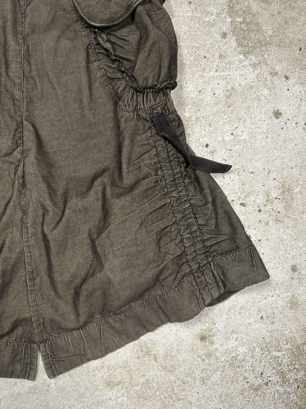 Marithe + Francois Girbaud Vintage 90s Marithe Francois Girbaud Cargo Bondage Skirt Size 28" / US 6 / IT 42 - 4 Thumbnail