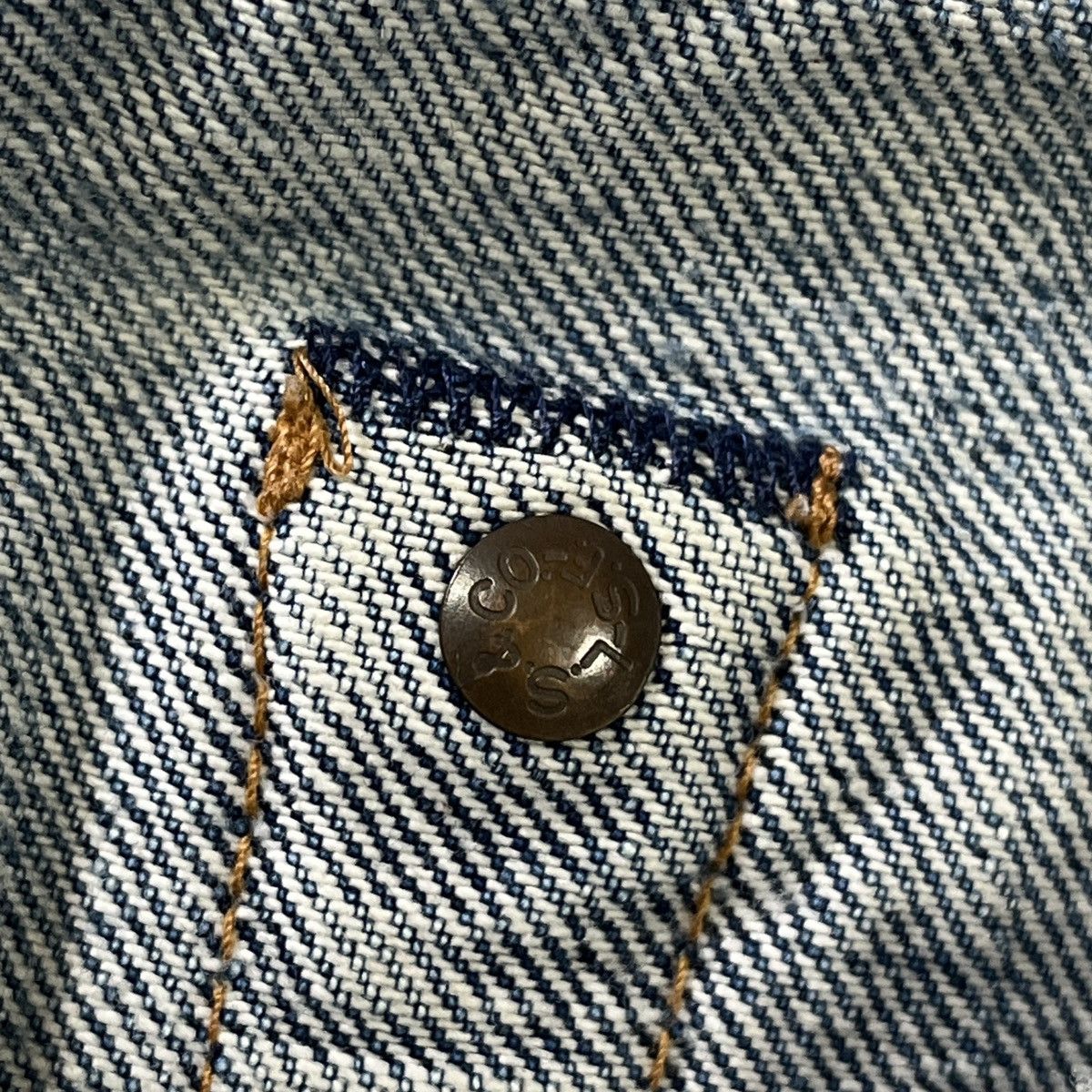 Levi's LEVIS 502XX Big E Button J22 Redline Selvedge Vintage 1991 Size US 28 / EU 44 - 17 Thumbnail