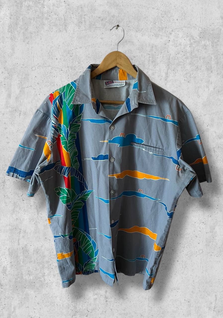 Other RARE McDonalds 70-80s Hawaiian MADE IN USA shirt vintage Size US XL / EU 56 / 4 - 1 Thumbnail