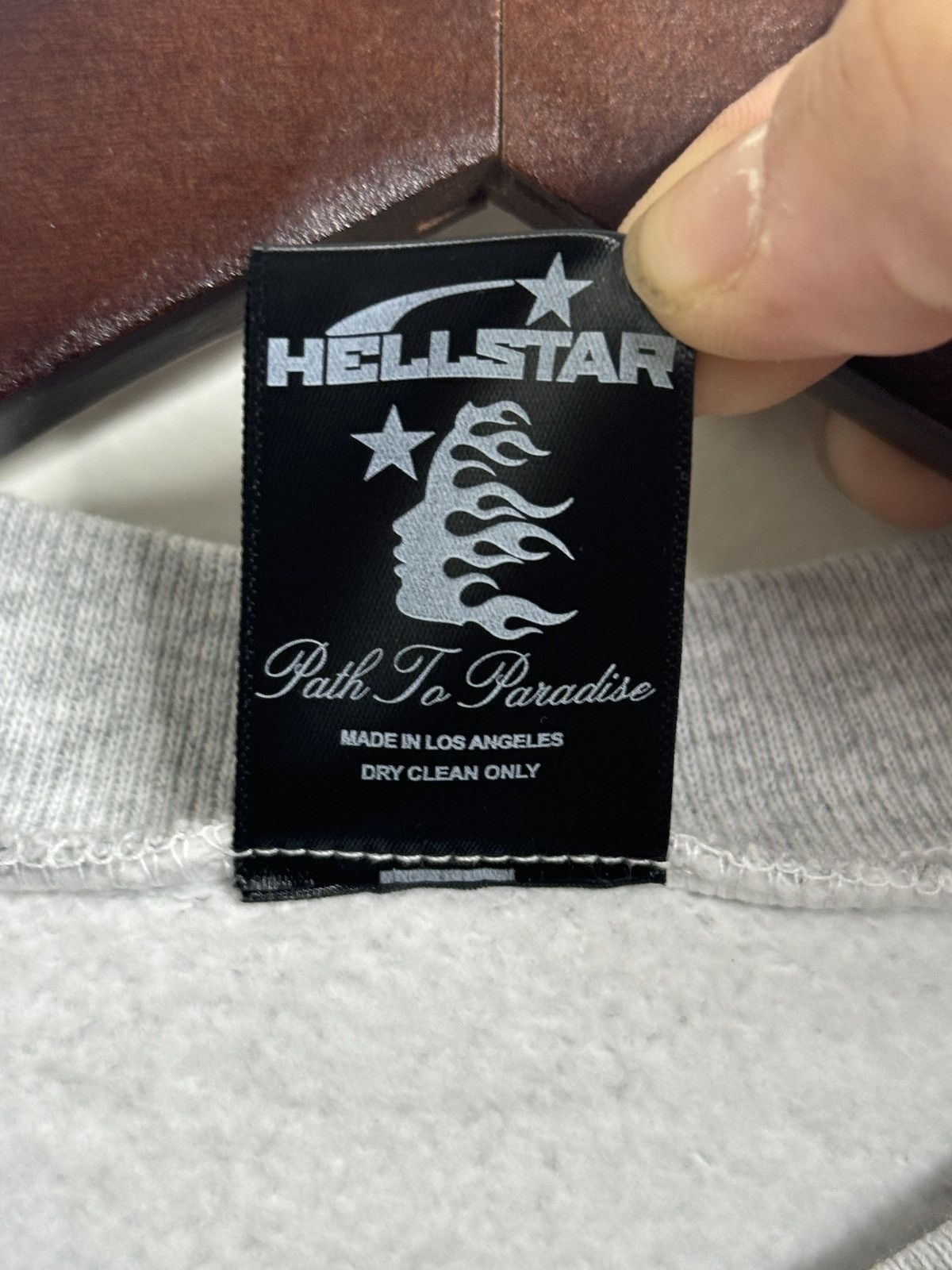 HELLSTAR Hellstar Studios Records Crewneck Grey Size US S / EU 44-46 / 1 - 6 Thumbnail