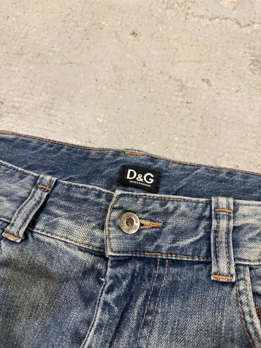 Dolce & Gabbana AW2005 Dolce & Gabbana Destroyed Cargo Denim Jeans Size US 33 - 6 Thumbnail
