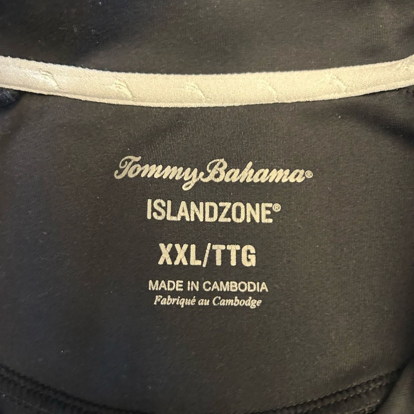 Tommy Bahama Tommy Bahama Black Quarter Zip Island Zone Sweatshirt XXL Size US XXL / EU 58 / 5 - 4 Thumbnail