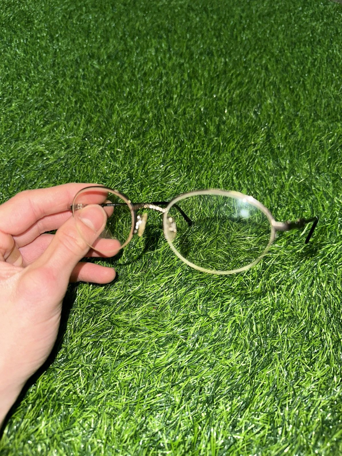 Saint Laurent Paris × Vintage × Yves Saint Laurent Rare Vintage YSL Gold Oval Eye Glass Frames- Size ONE SIZE - 1 Thumbnail