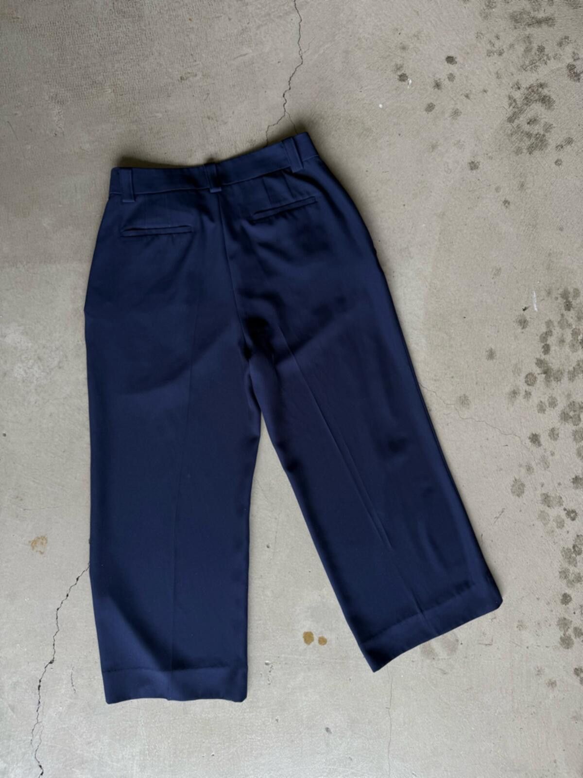 DKNY DKNY / Cropped Trouser Pants / Navy Size 27" / US 4 / IT 40 - 7 Thumbnail