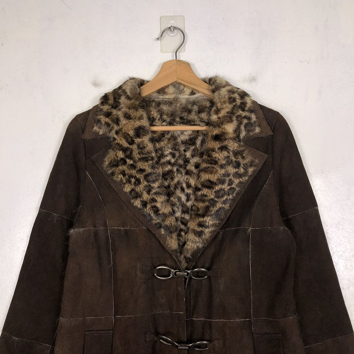 Vintage 📌VINTAGE BIKER SHEARLING LEATHER JACKET GEORGES RECH PARIS Size US M / EU 48-50 / 2 - 5 Thumbnail