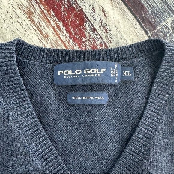 Polo Ralph Lauren Vintage POLO Golf Ralph Lauren 100% Merino Wool Sweater Size US XL / EU 56 / 4 - 5 Thumbnail