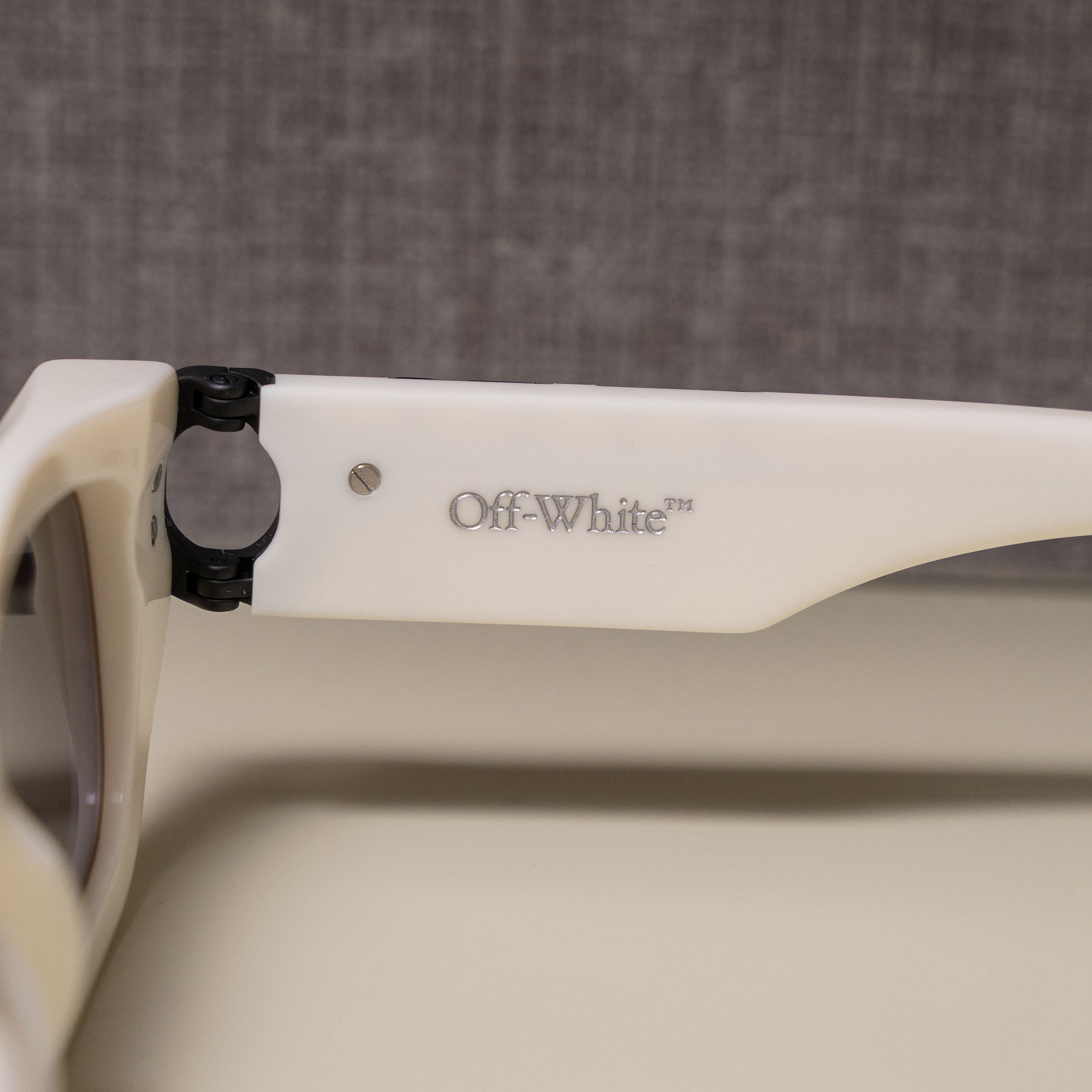 Off-White OFF WHITE Fillmore Rectangular Frame Sunglasses WHITE Size ONE SIZE - 3 Thumbnail