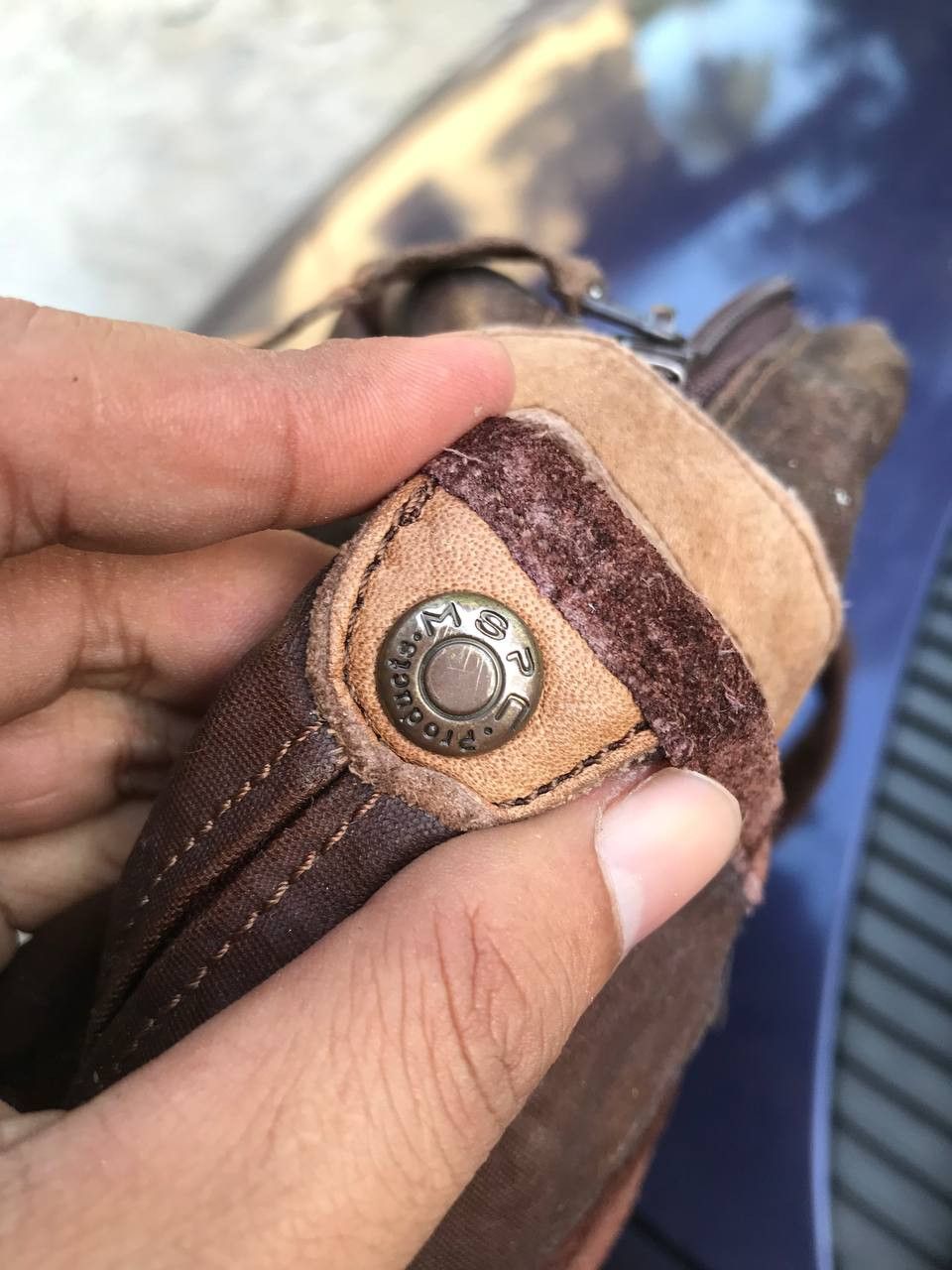Japanese Brand × MasterPiece Masterpiece Leather Duffle Bag Size ONE SIZE - 5 Thumbnail