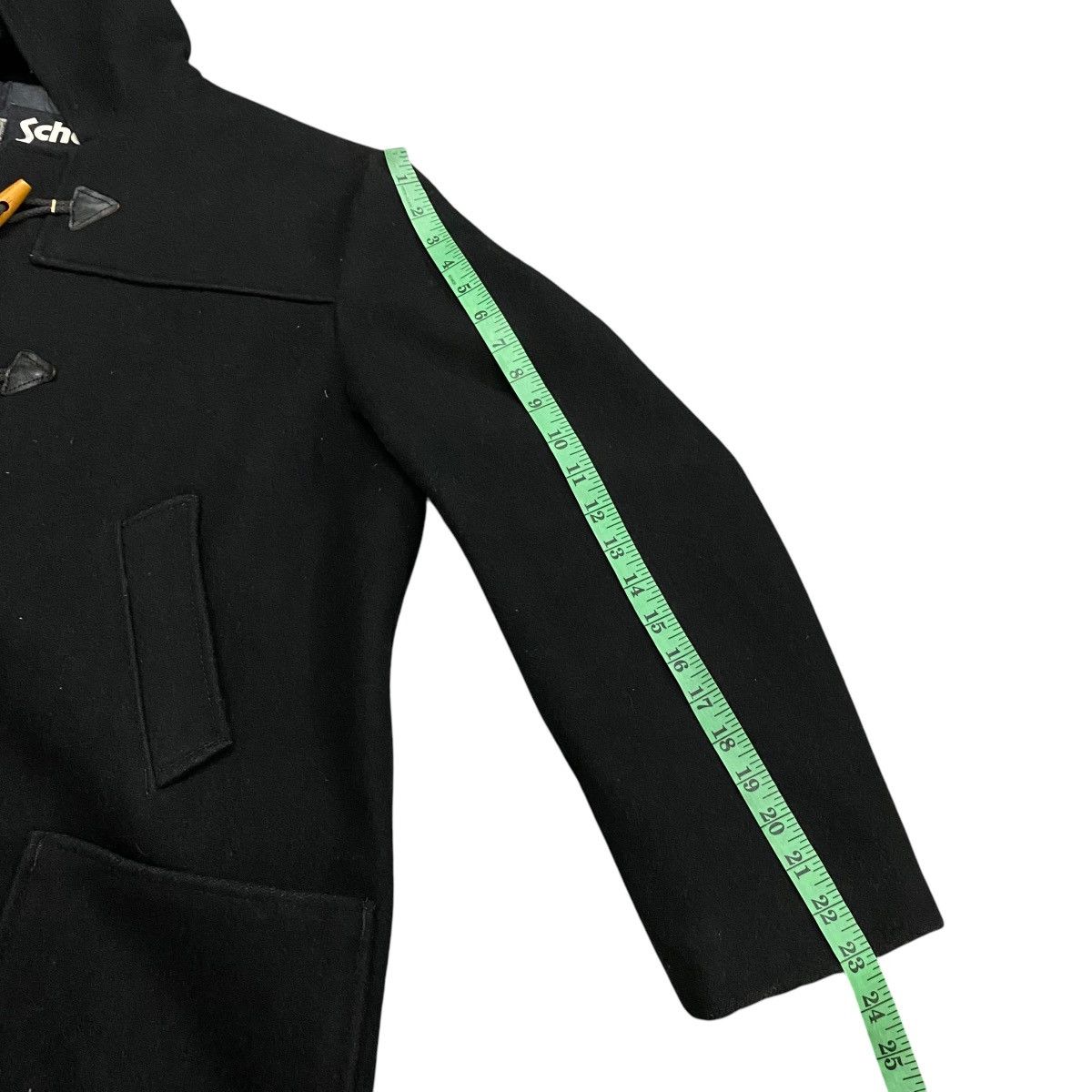 Schott × Vintage Vintage Schott Duffle Coat Toggle Button Wool Hoodie Jacket Size US M / EU 48-50 / 2 - 13 Thumbnail