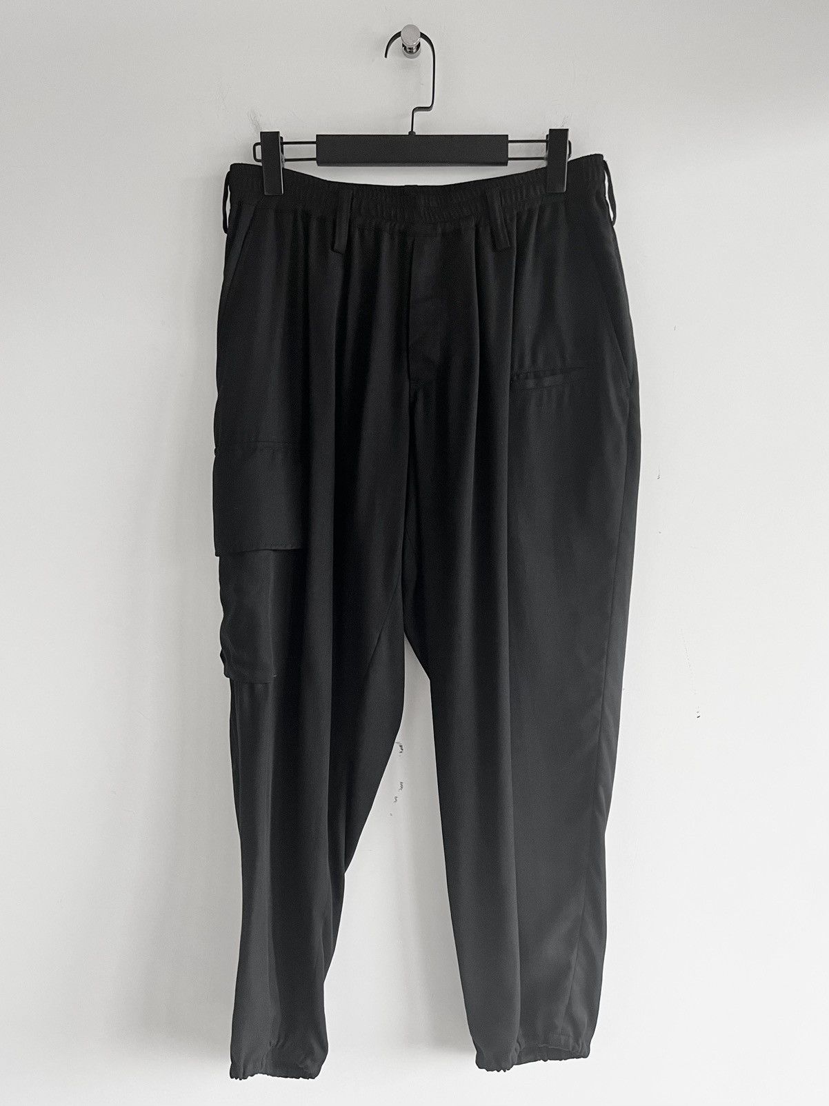 Yohji Yamamoto Regulation - CELLULOSE RIB PANTS